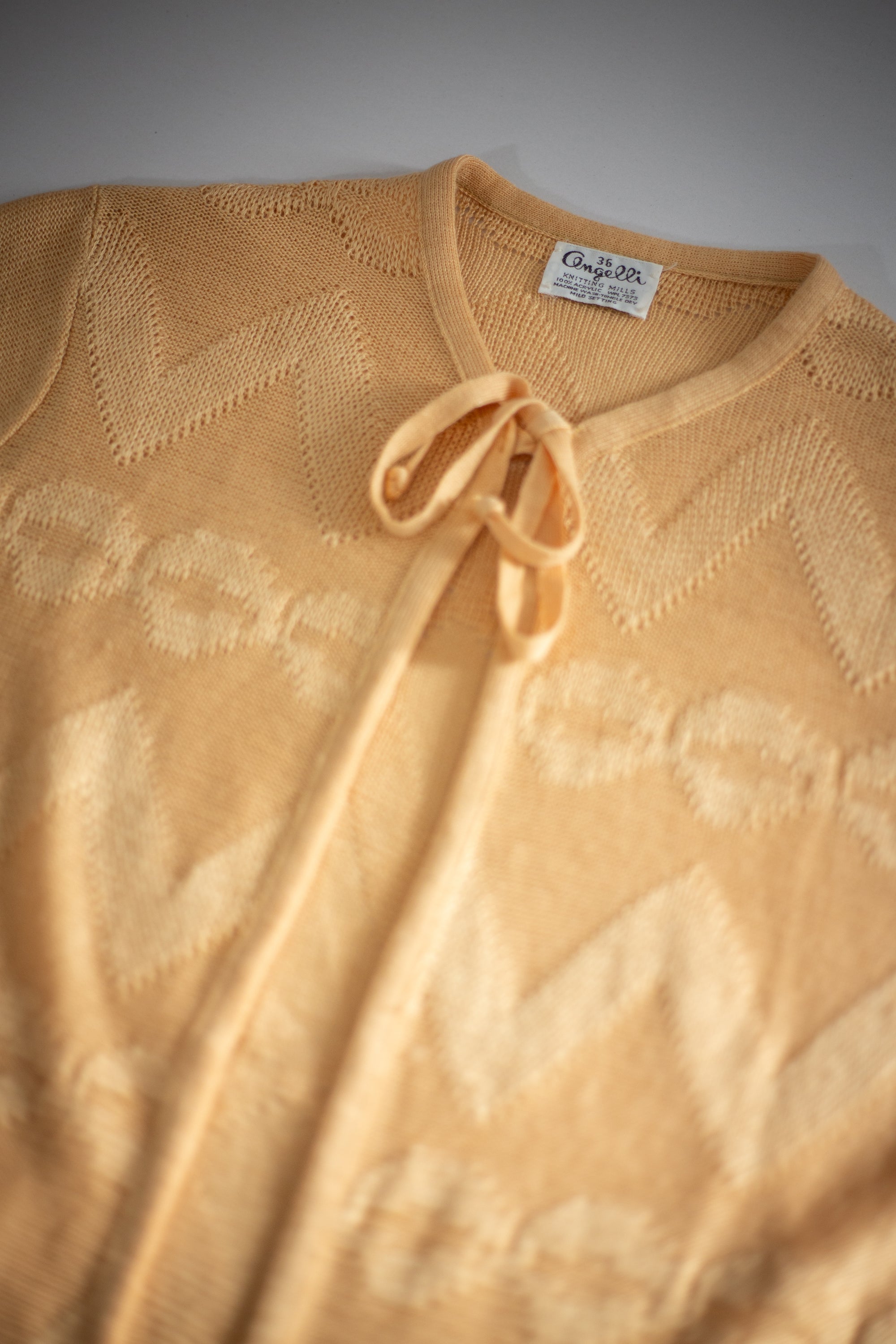 Vintage Angelli Front-Tie Shirt | Small