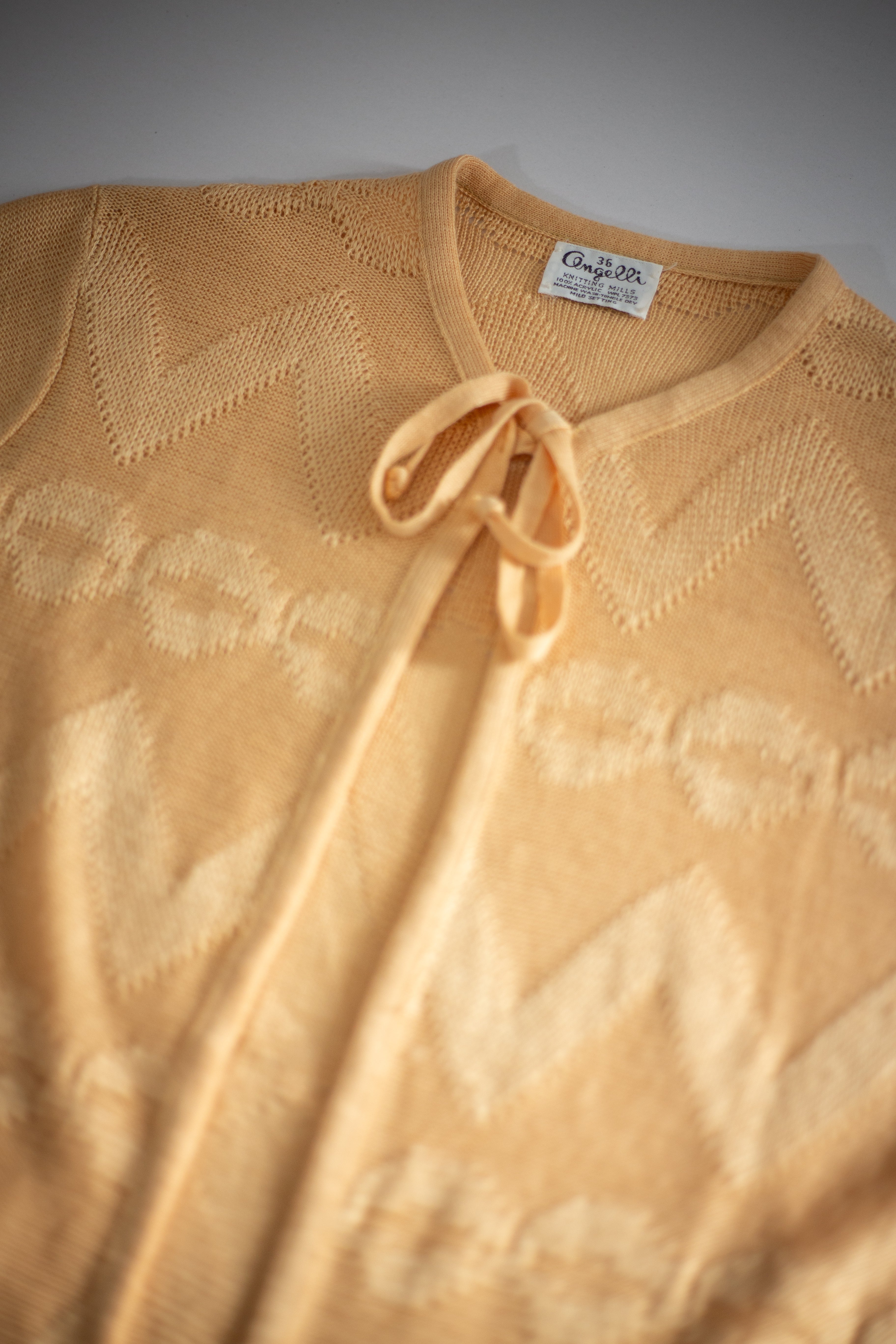 Vintage Angelli Front-Tie Shirt | Small