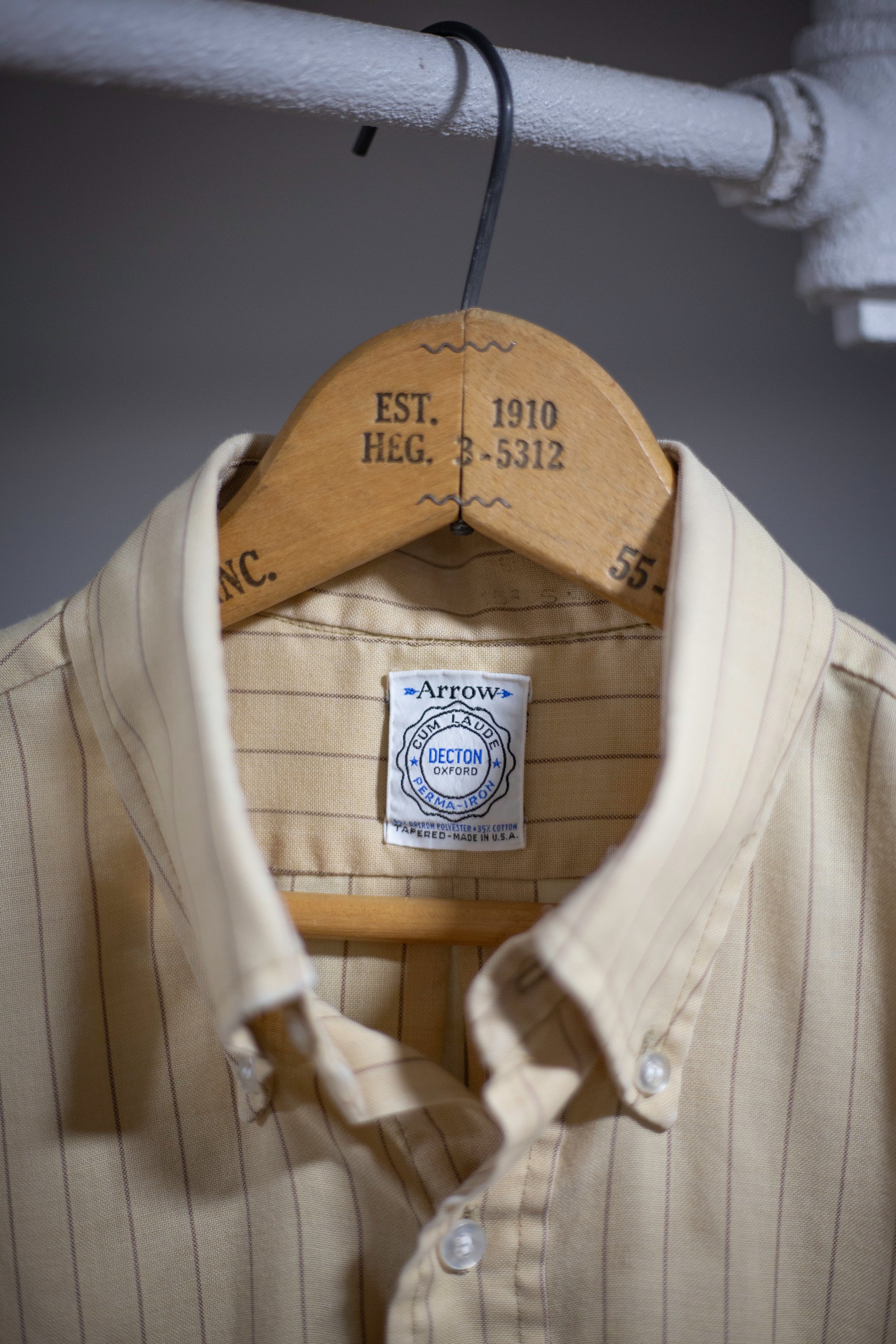 60's/70's Arrow Decton Oxford Shirt | Large