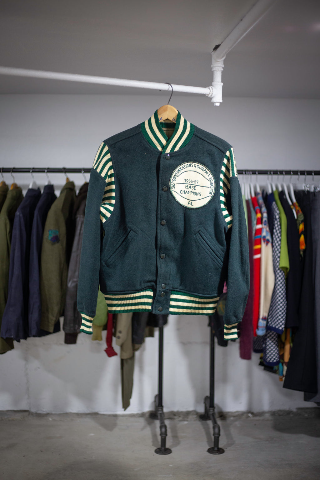 50's Bitburg Germany Air Force Base Varsity Jacket | Small