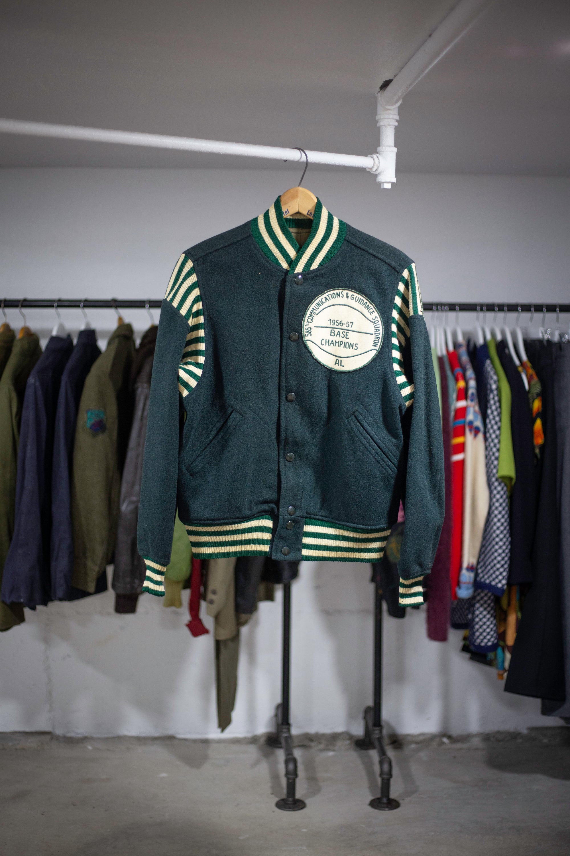 50's Bitburg Germany Air Force Base Varsity Jacket | Small