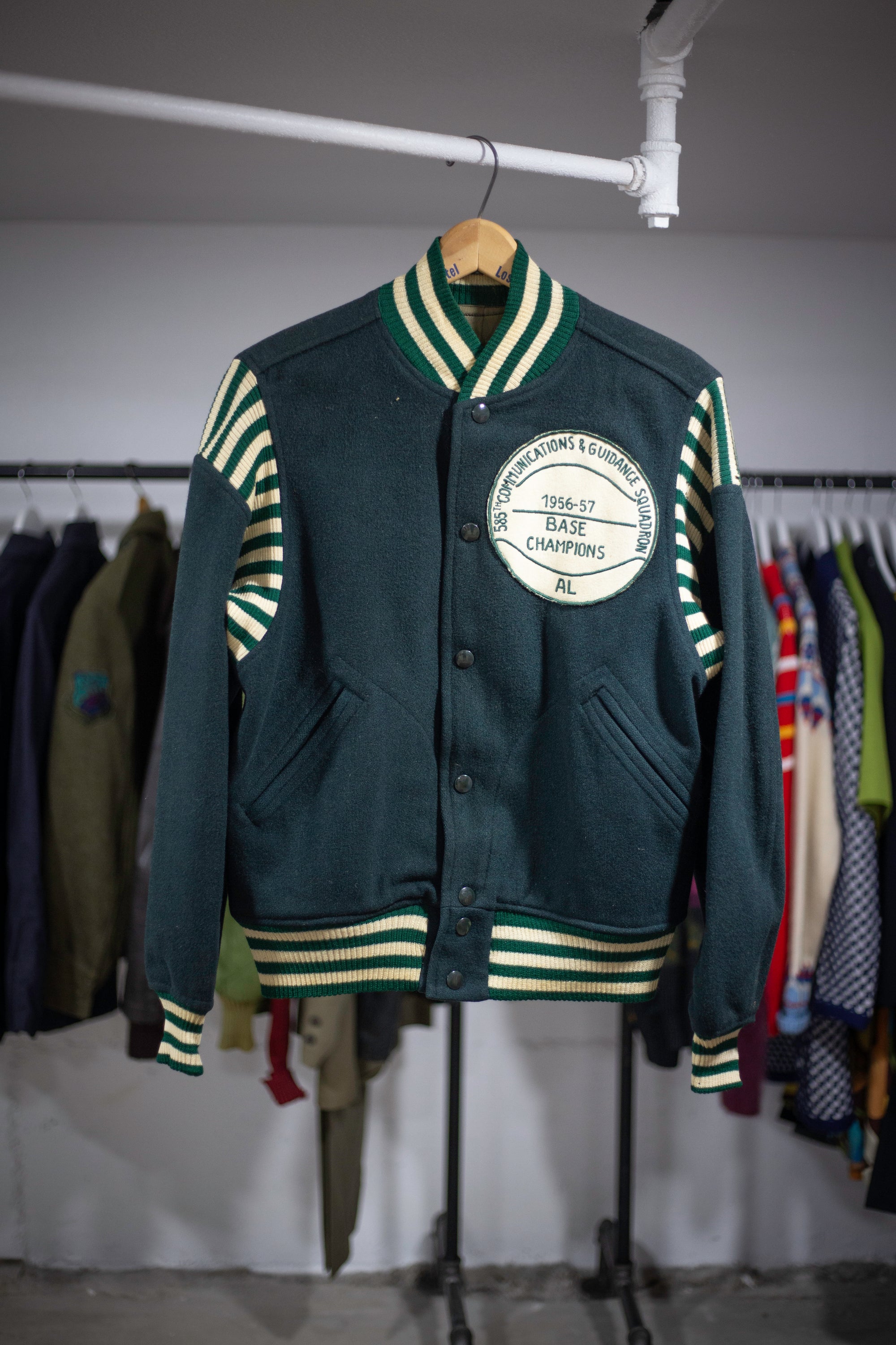 50's Bitburg Germany Air Force Base Varsity Jacket | Small