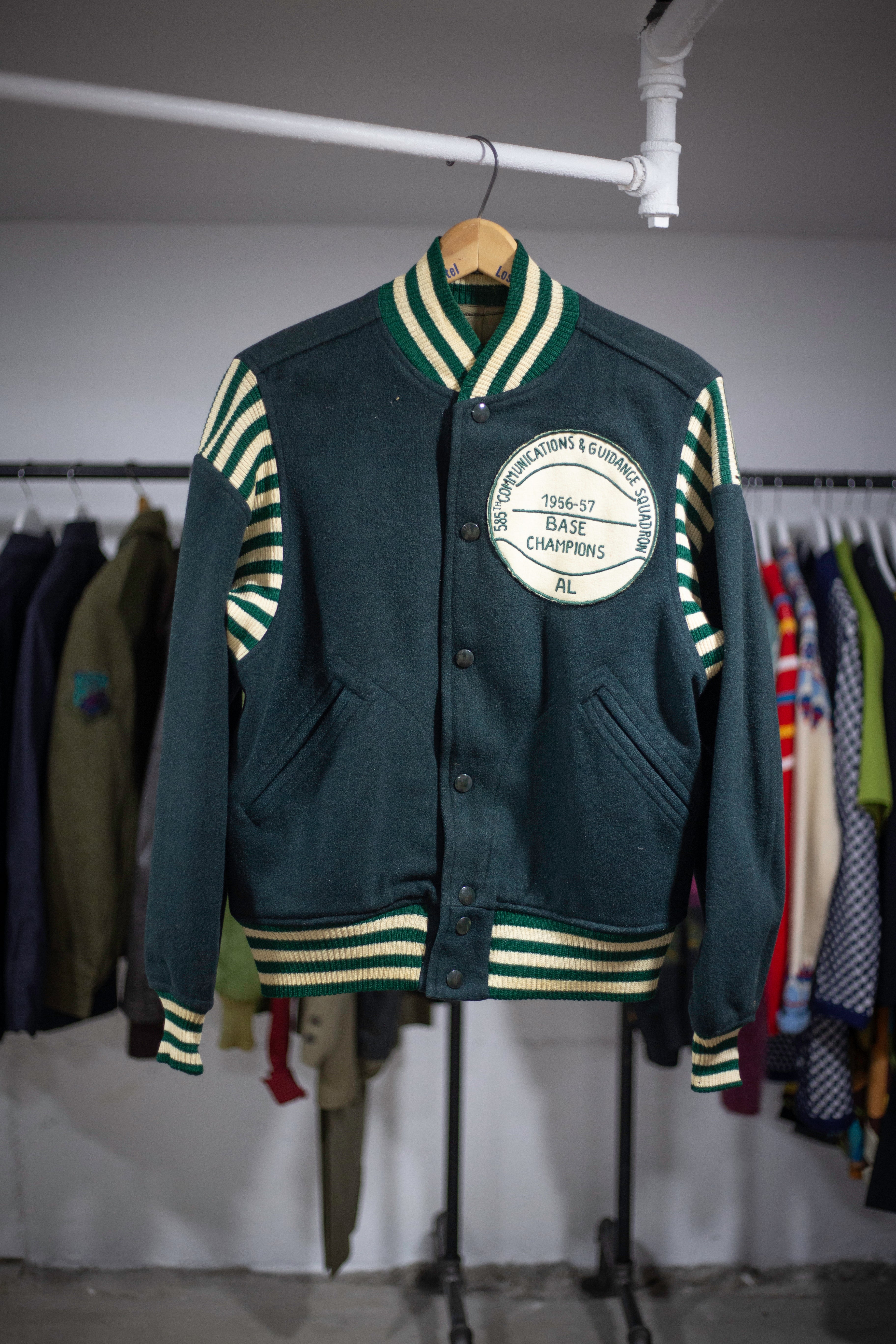 50's Bitburg Germany Air Force Base Varsity Jacket | Small
