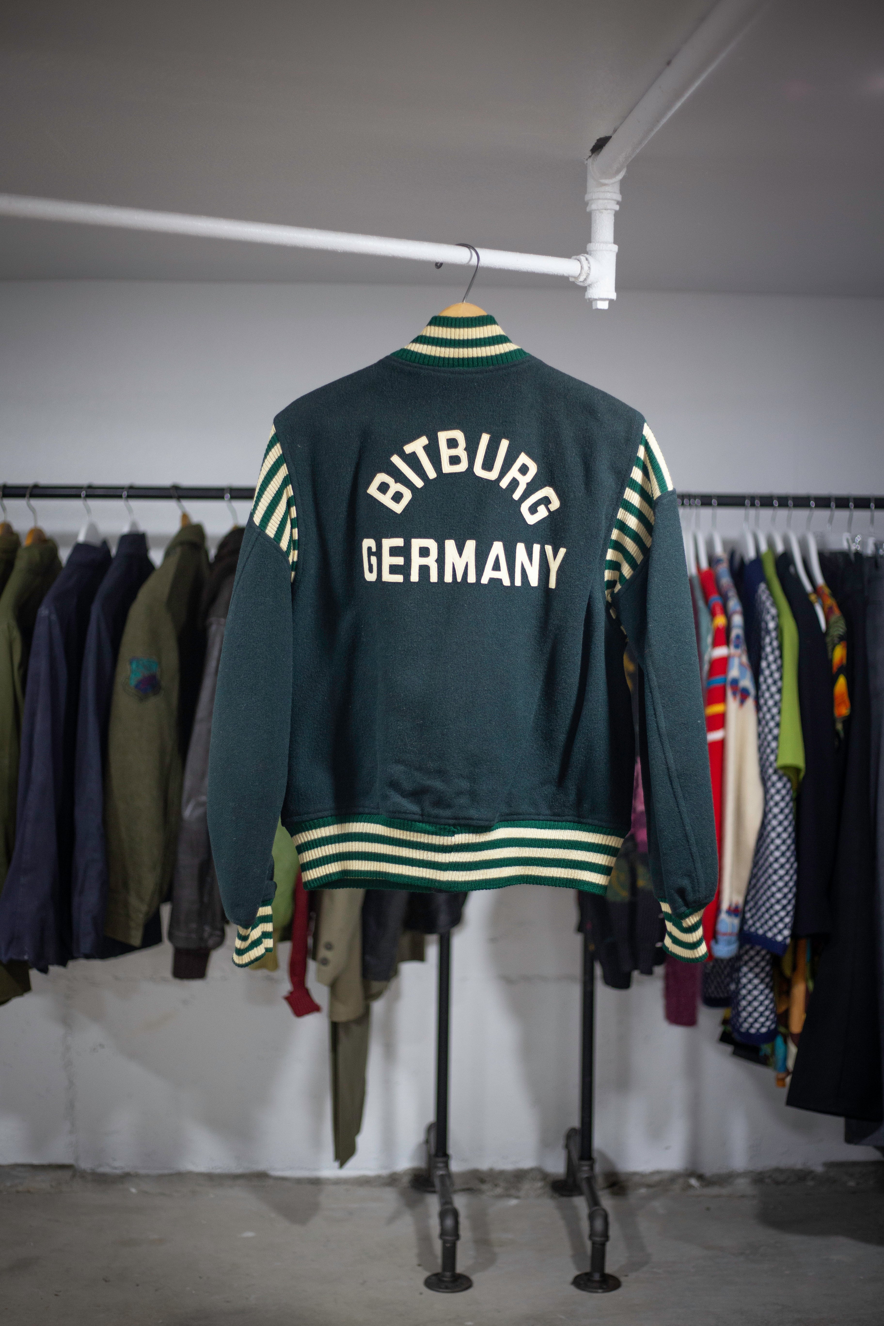 50's Bitburg Germany Air Force Base Varsity Jacket | Small