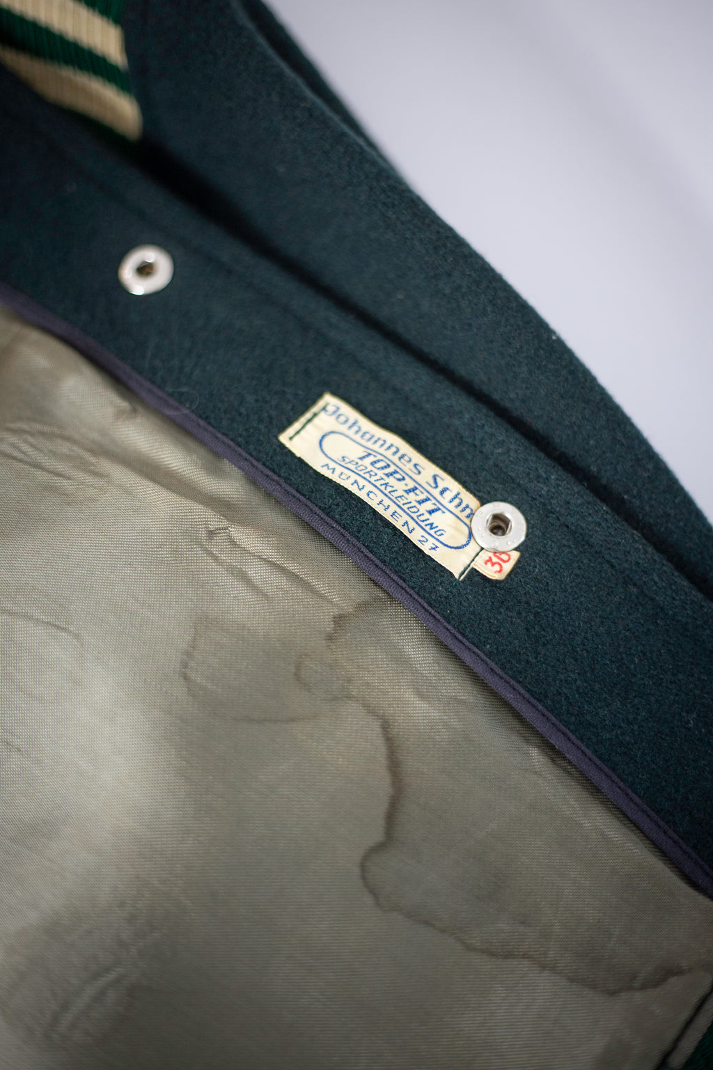 50's Bitburg Germany Air Force Base Varsity Jacket | Small