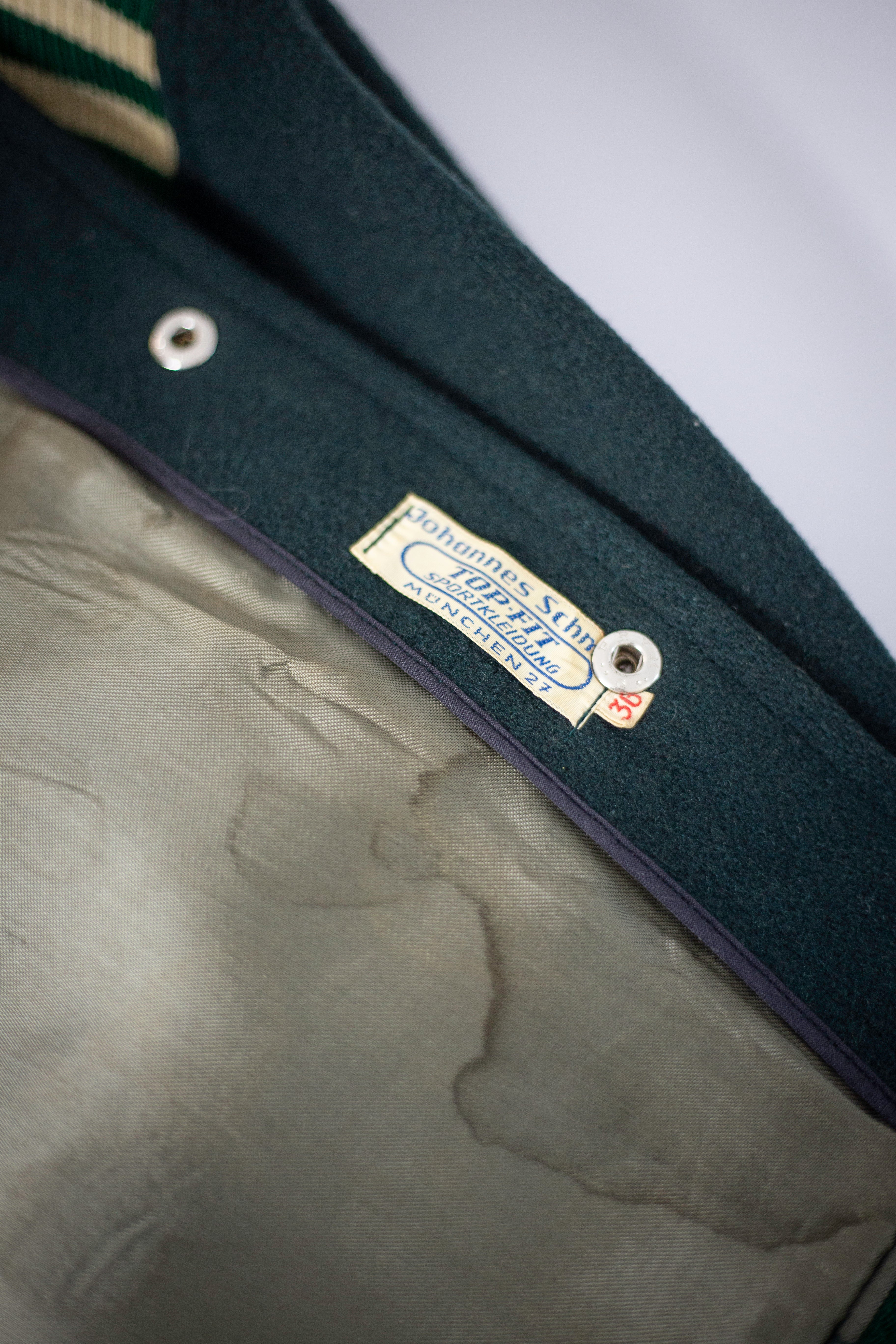 50's Bitburg Germany Air Force Base Varsity Jacket | Small