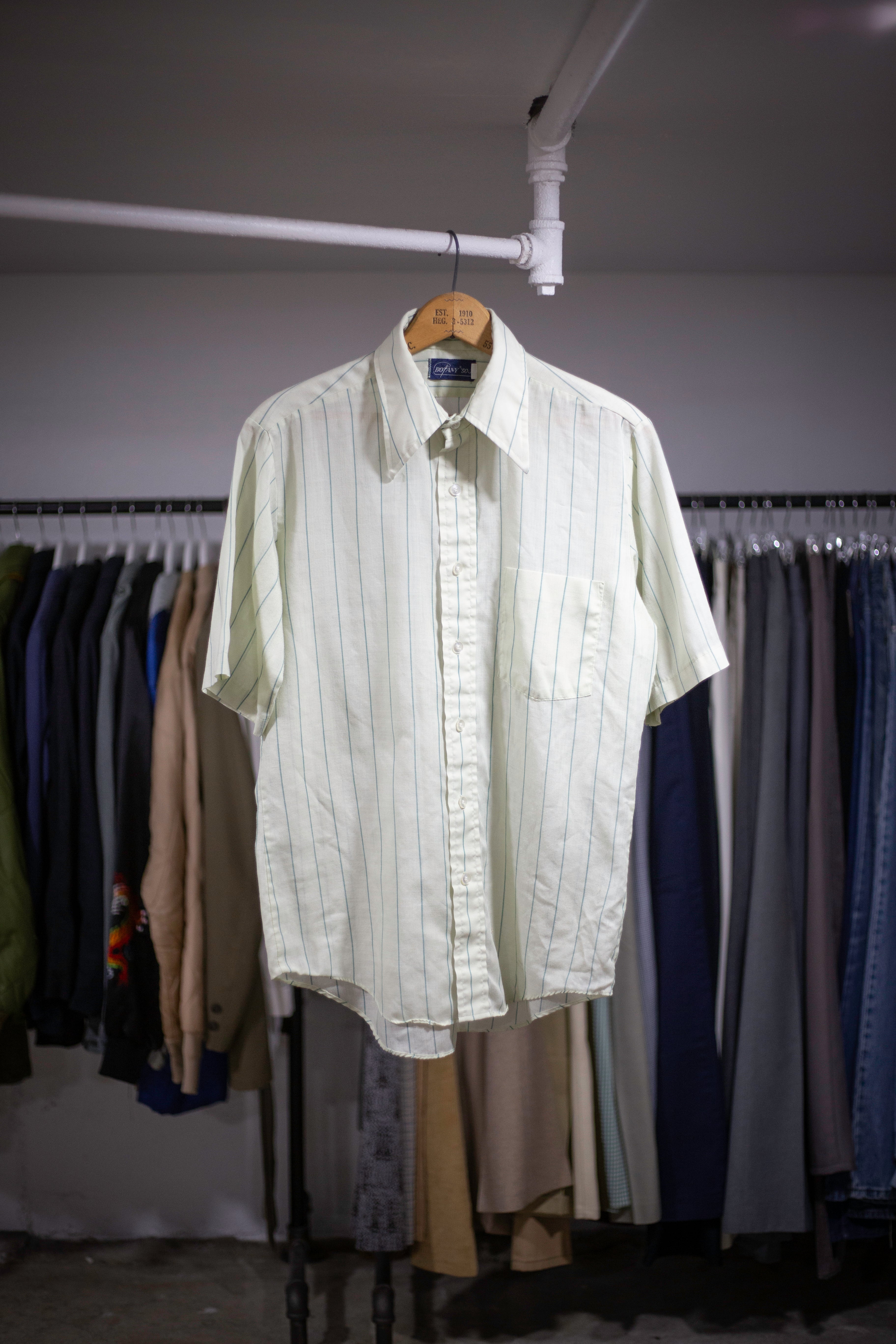 70's Botany 500 Striped Shirt | Medium/Large