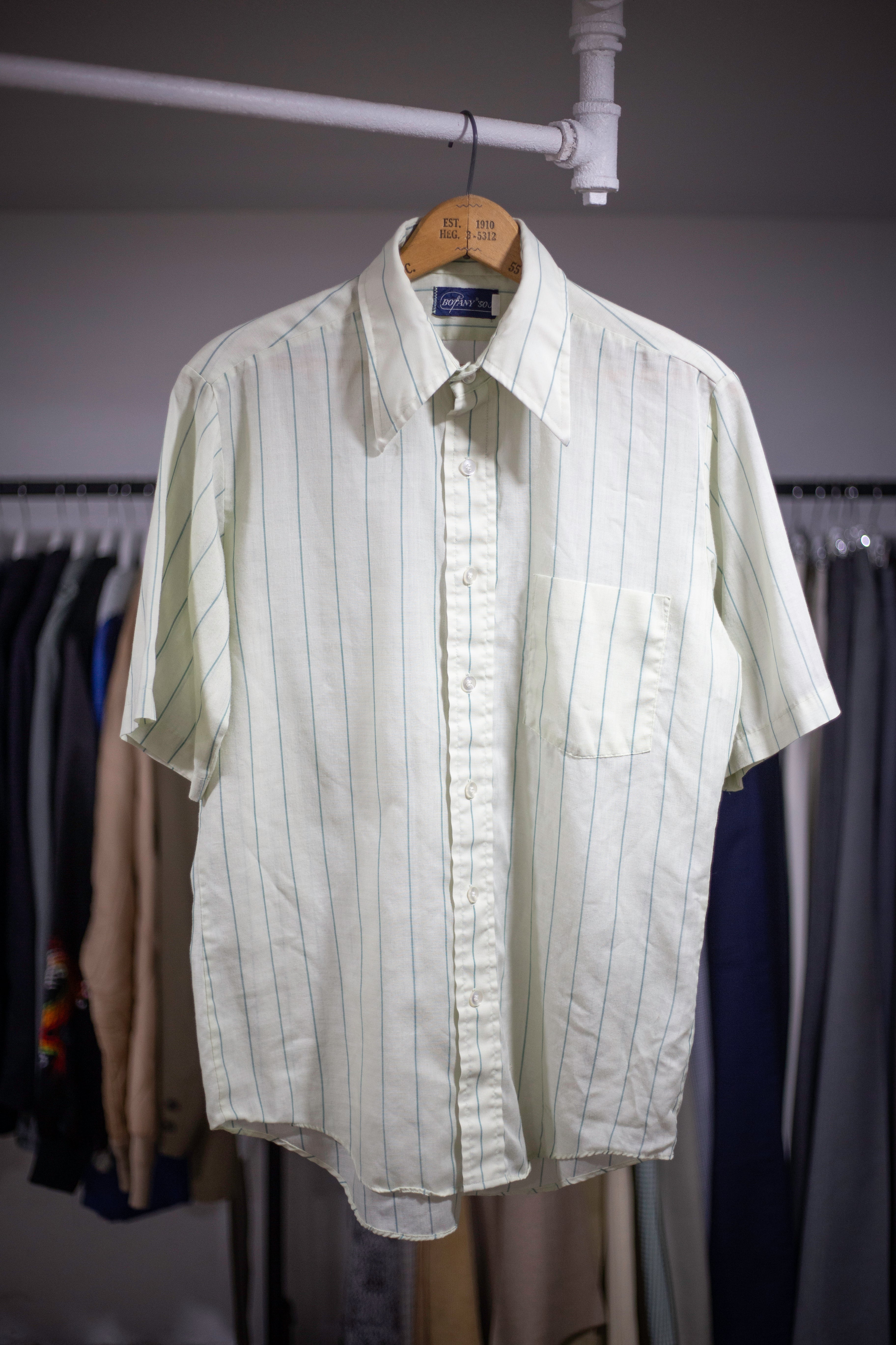 70's Botany 500 Striped Shirt | Medium/Large