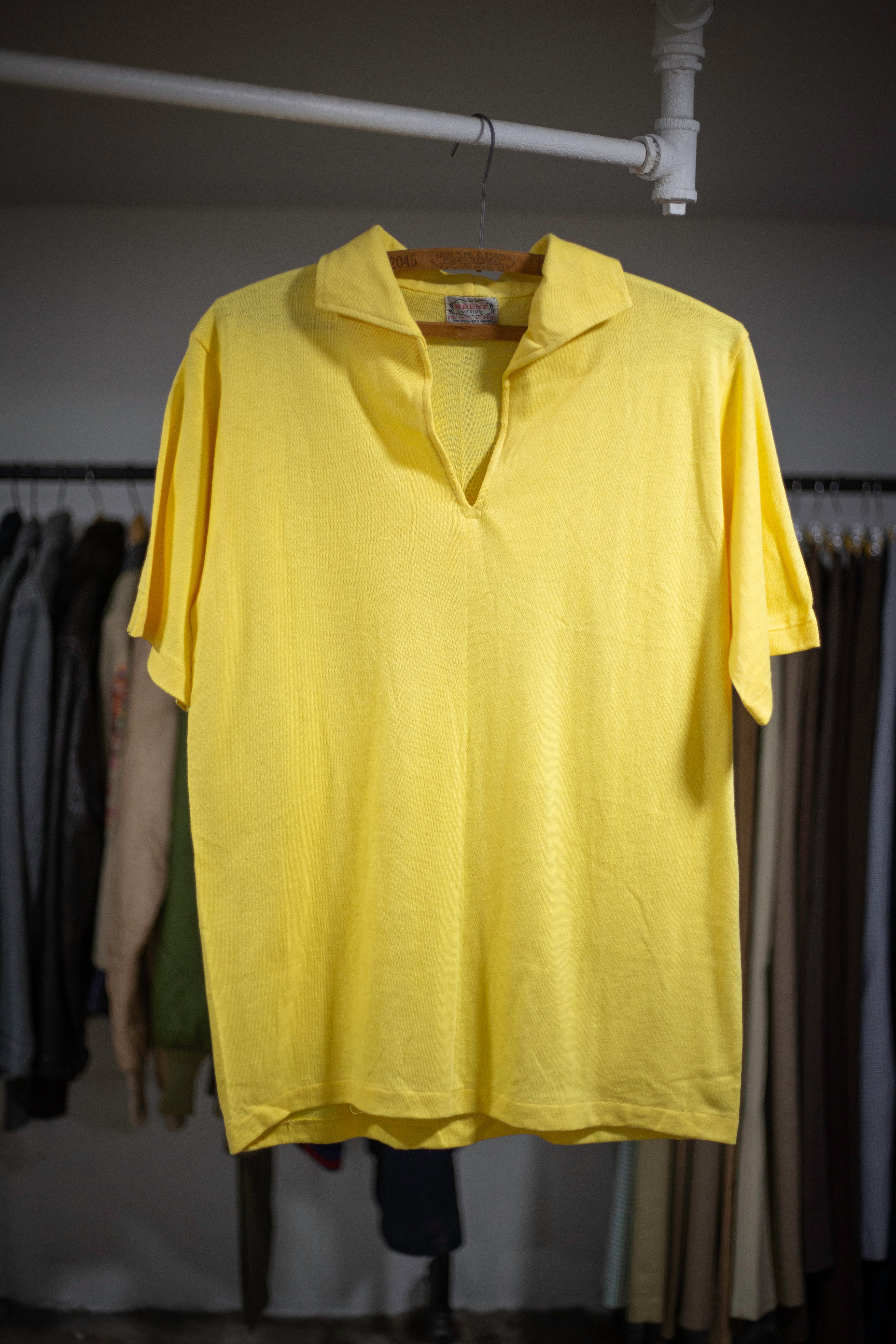 50's Brent Montgomery Ward Open Polo Shirt | Small