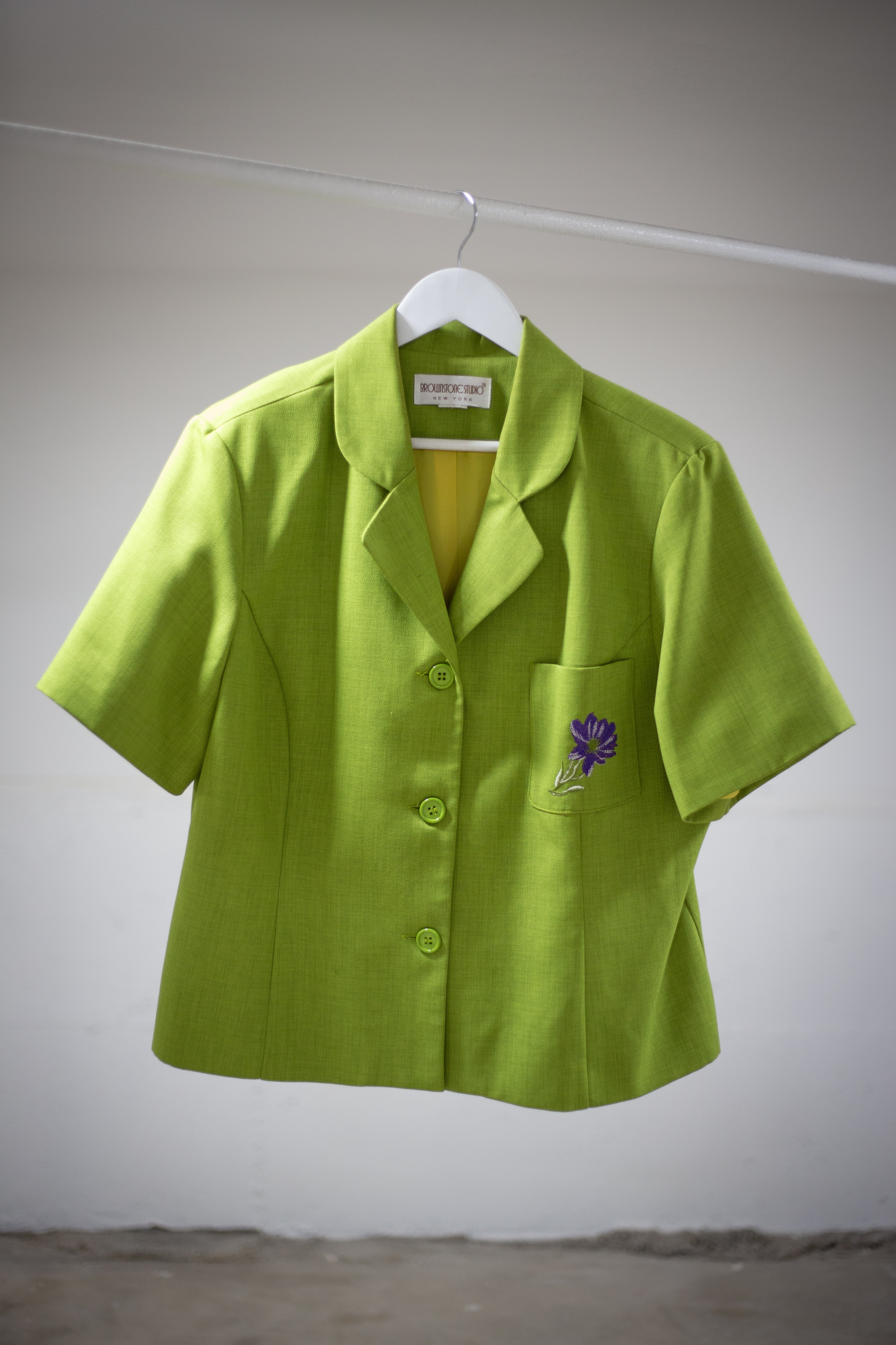 80's Brownstone Studio Embroidered Jacket | Large