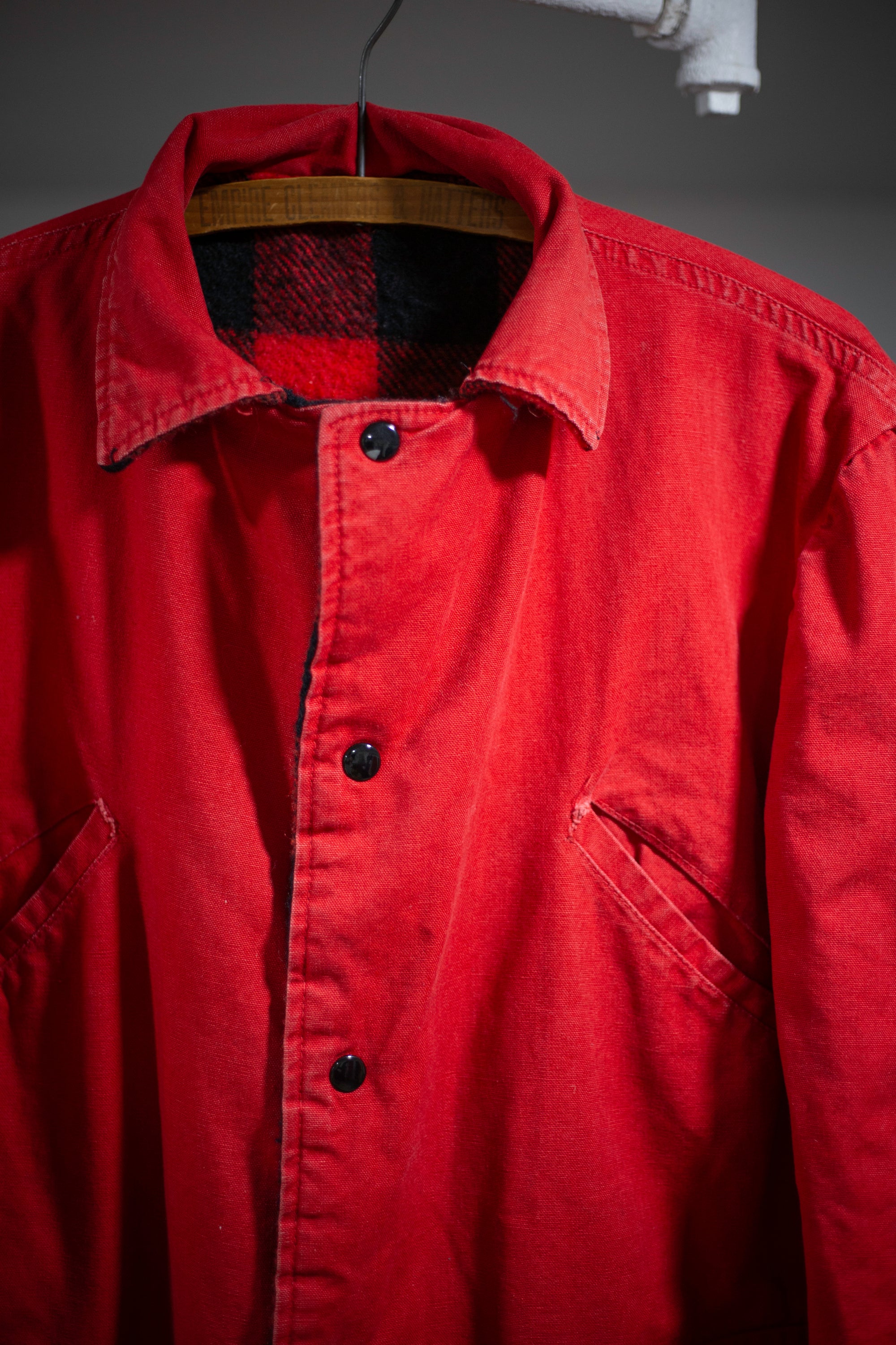 70's Reversible Buffalo Plaid Jacket | X-Large