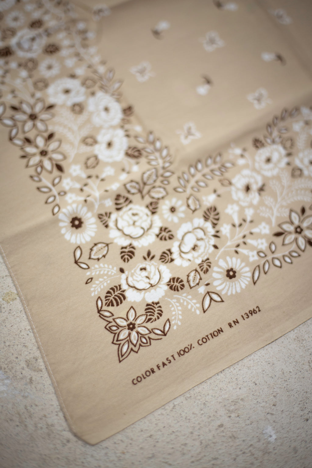 60's/70's Colorfast RN 13962 Bandana