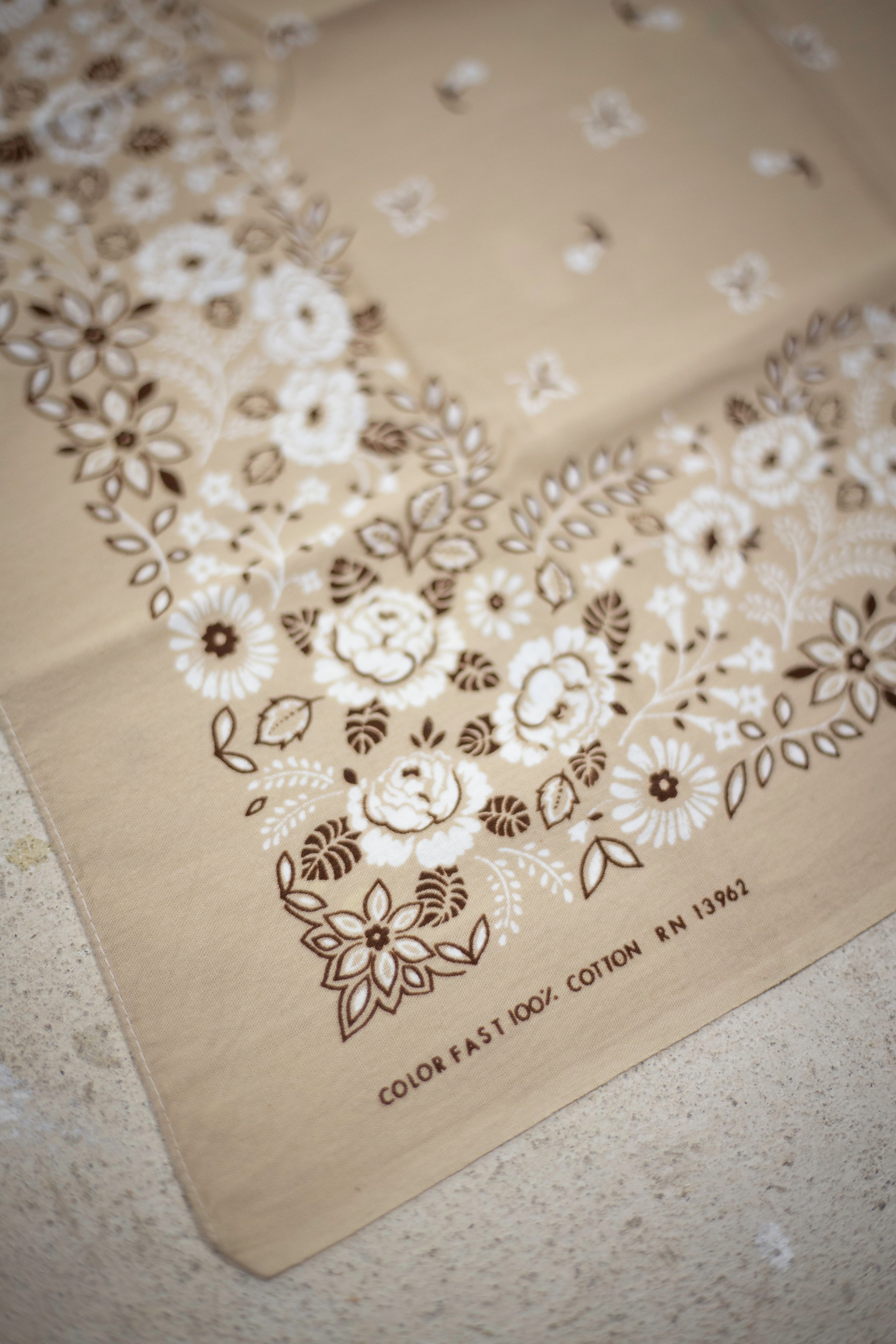 60's/70's Colorfast RN 13962 Bandana