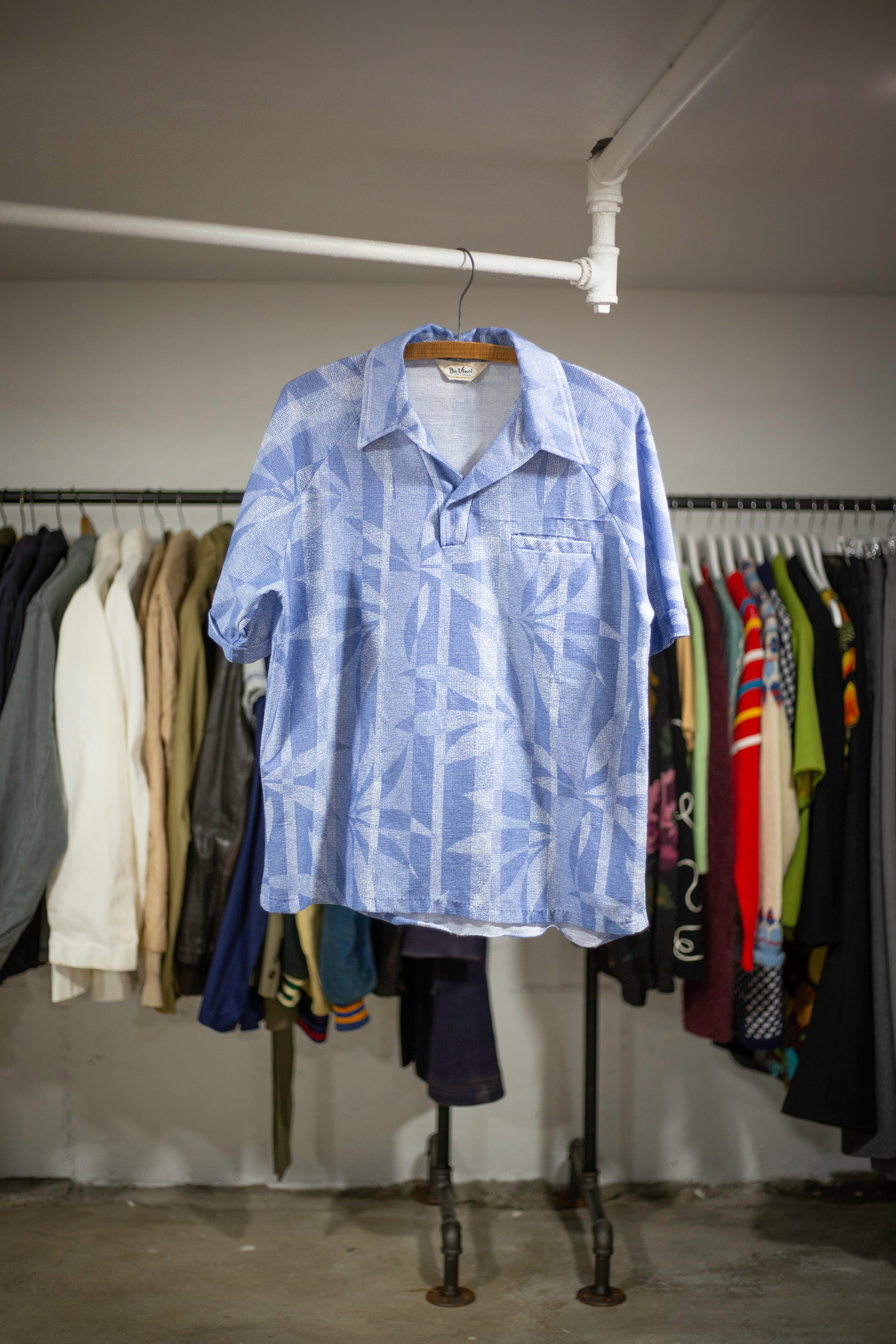 70's DaVinci Shirt | Large