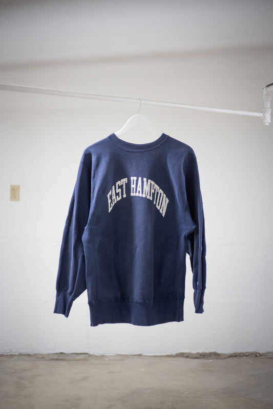90's Champion Reverse Weave East Hampton Sweatshirt | Large