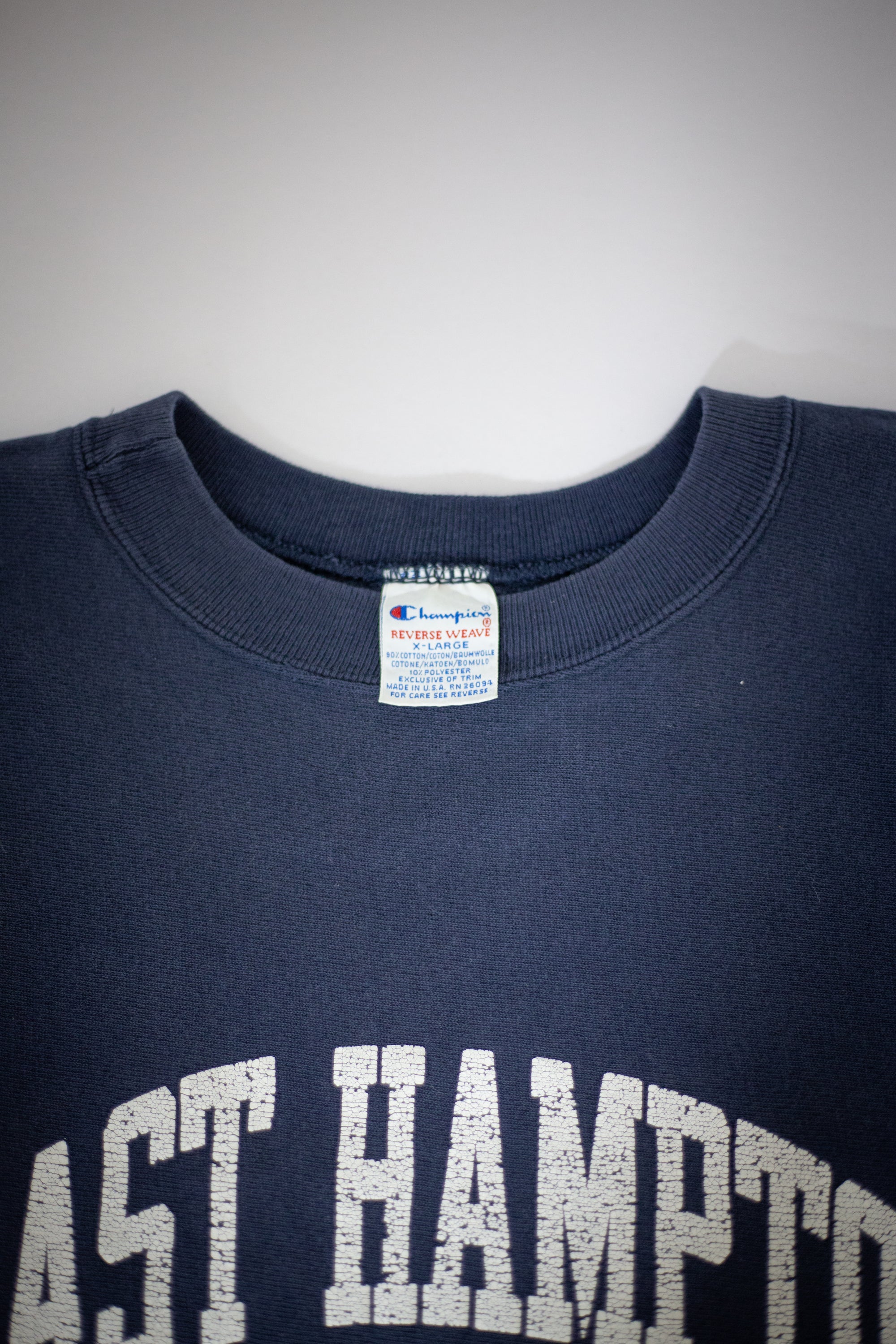 90's Champion Reverse Weave East Hampton Sweatshirt | Large