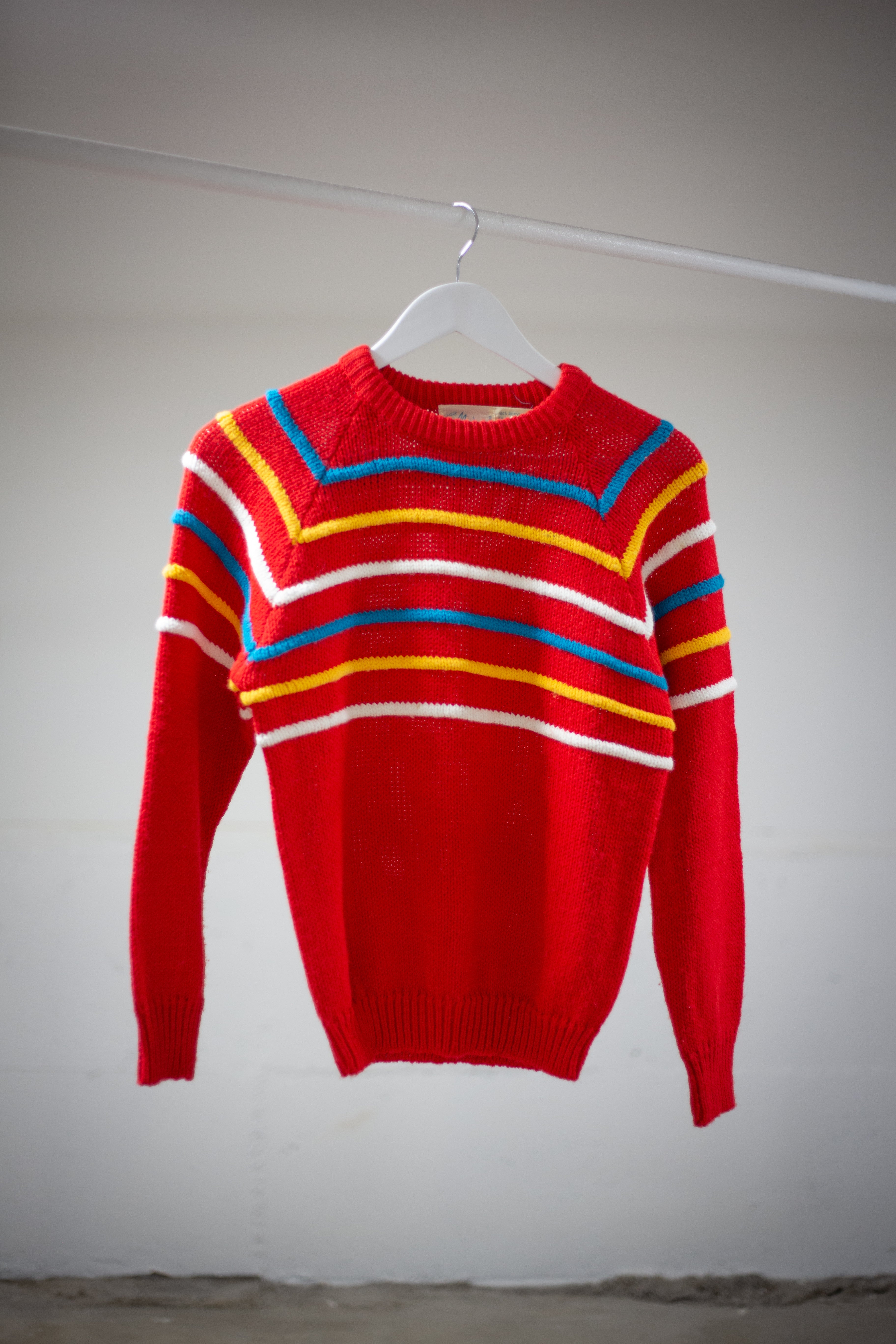 Vintage Ella Striped Sweater | Small