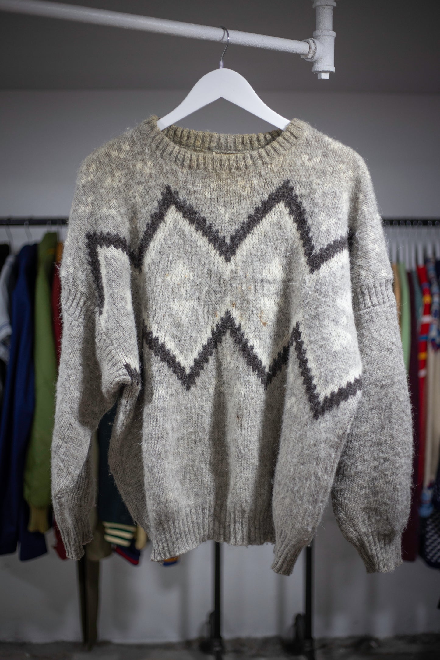 80's Hilda Icelandic Wool Sweater | X-Large