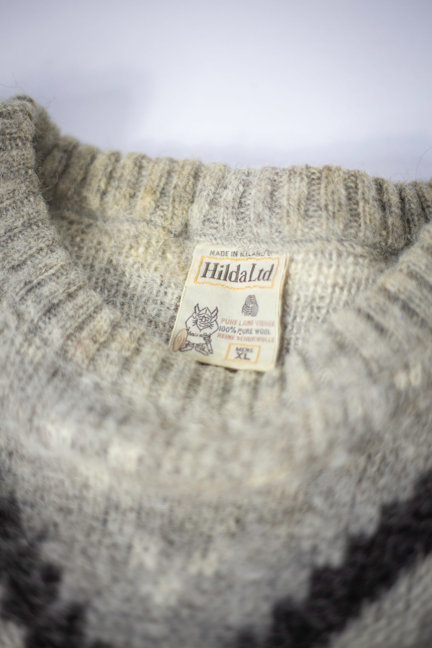 80's Hilda Icelandic Wool Sweater | X-Large