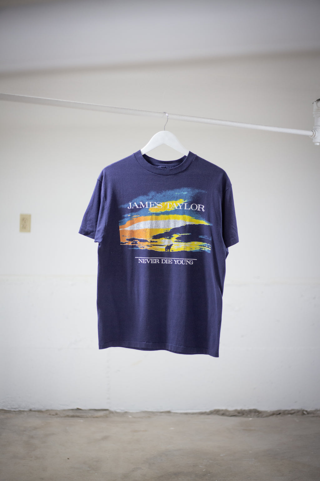 1988 James Taylor 'Never Die Young" T-Shirt | Medium