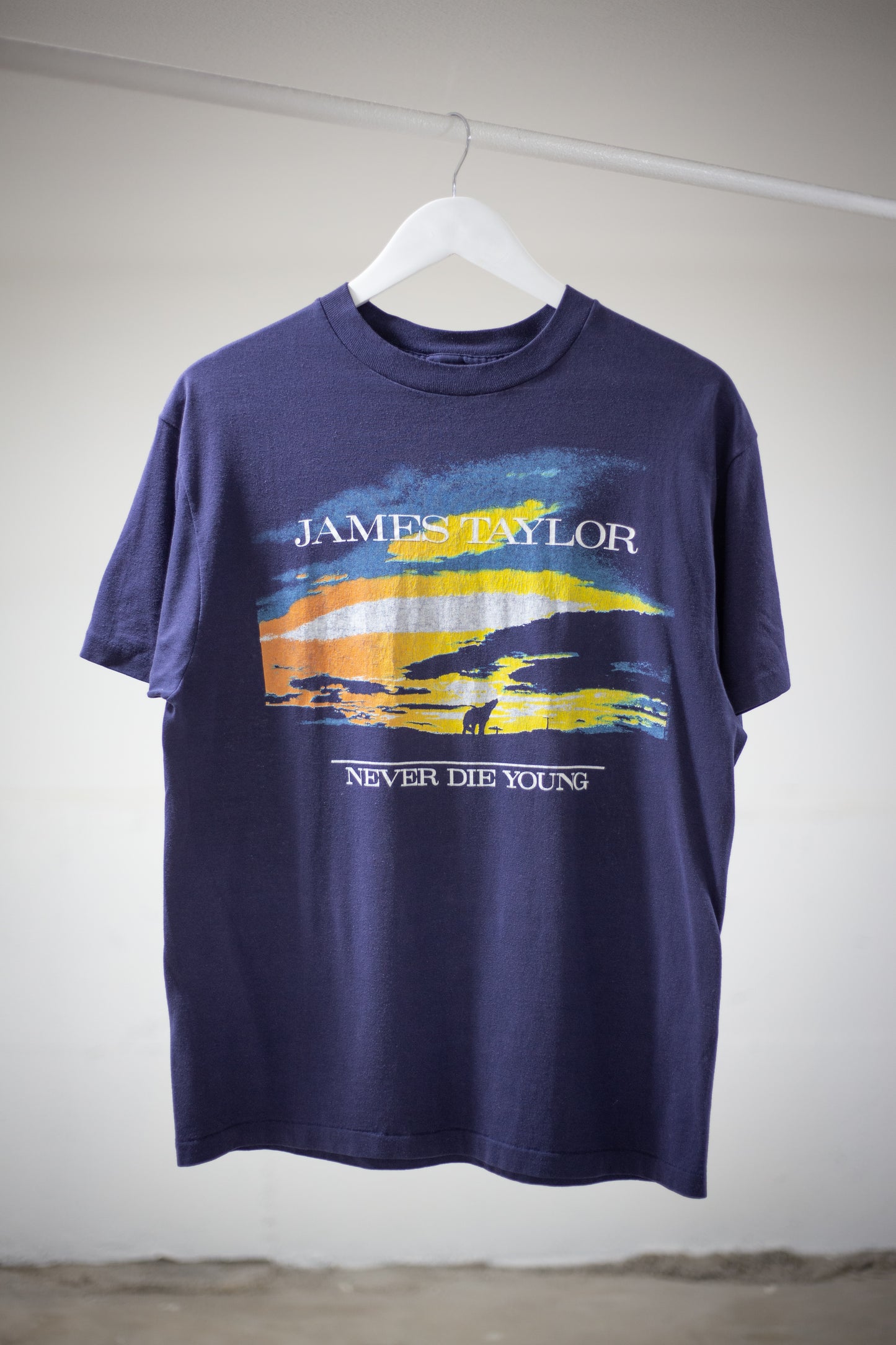 1988 James Taylor 'Never Die Young" T-Shirt | Medium