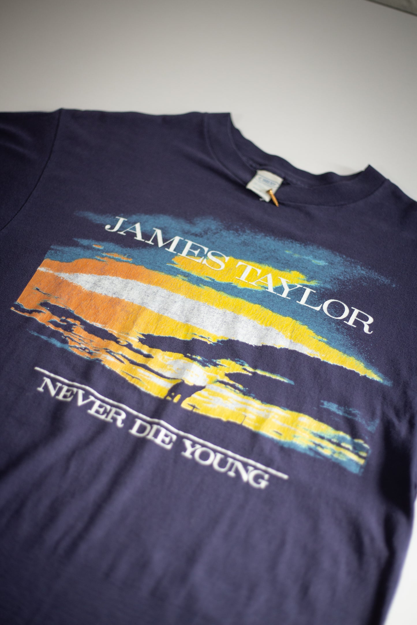 1988 James Taylor 'Never Die Young" T-Shirt | Medium