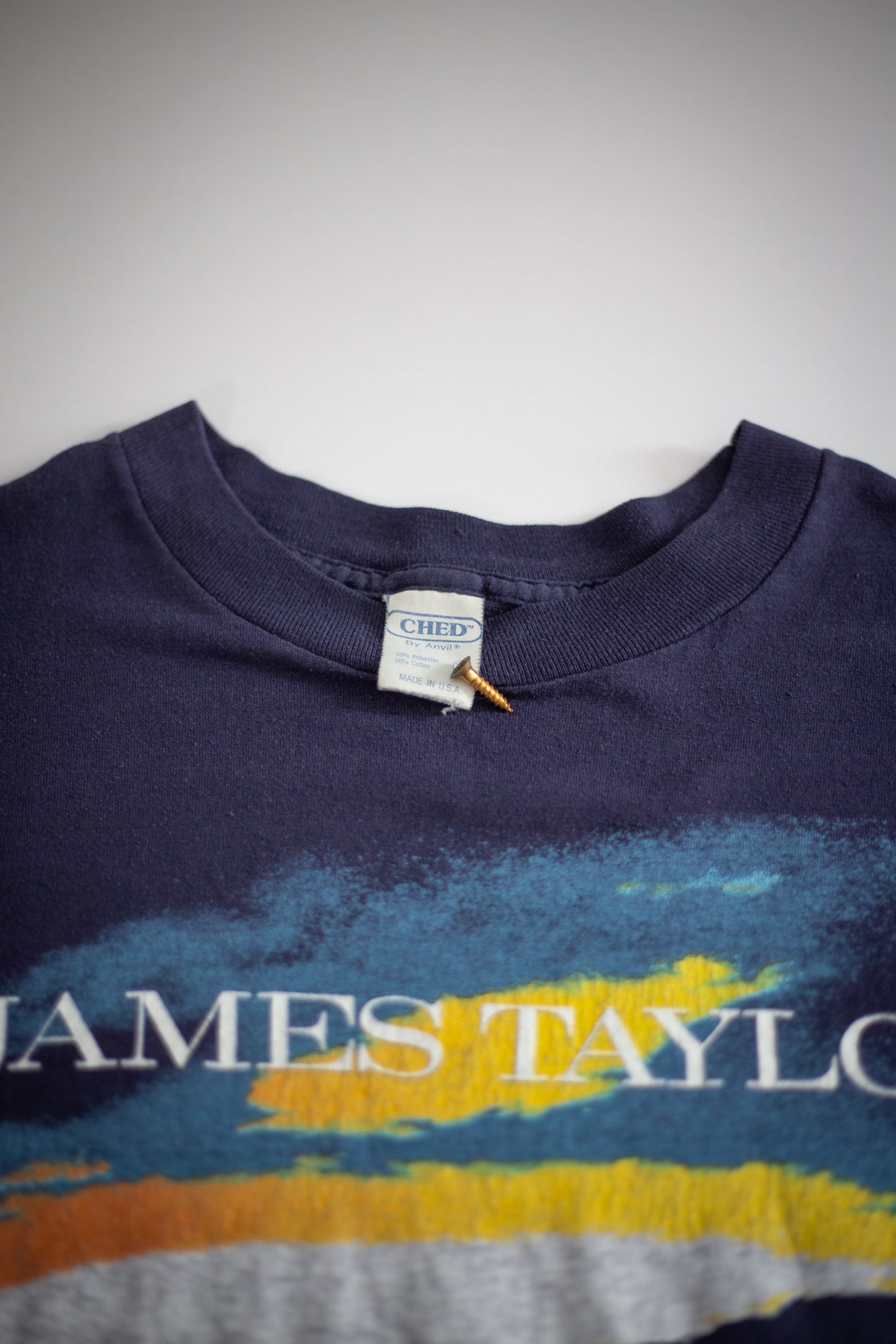 1988 James Taylor 'Never Die Young" T-Shirt | Medium