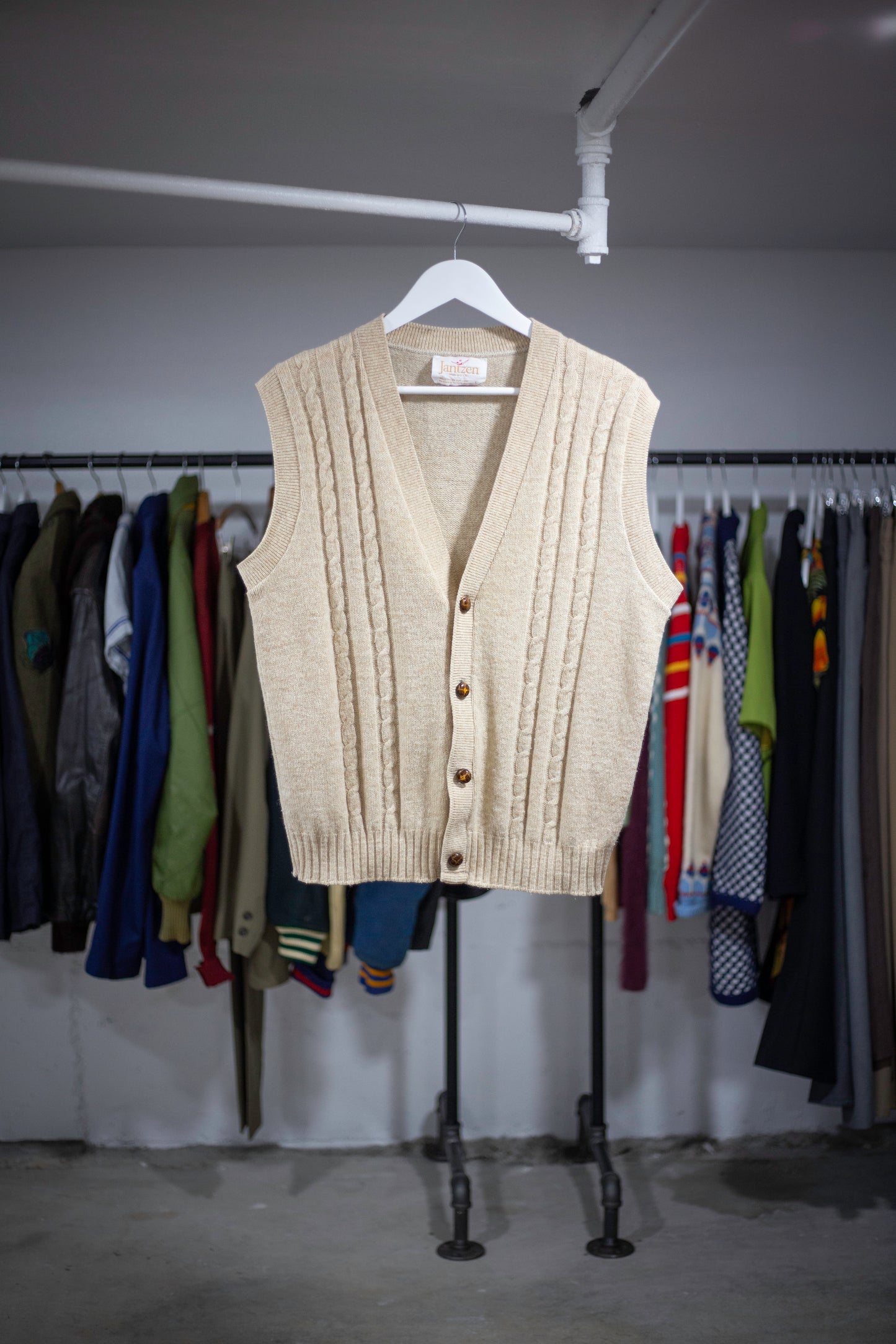 80's Jantzen Sweater Vest | Medium