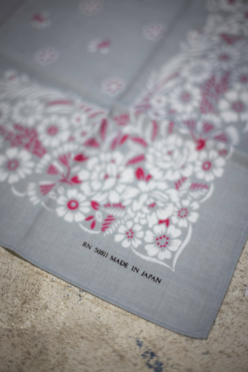 70's/80's Japan Colorfast RN 50811 Bandana
