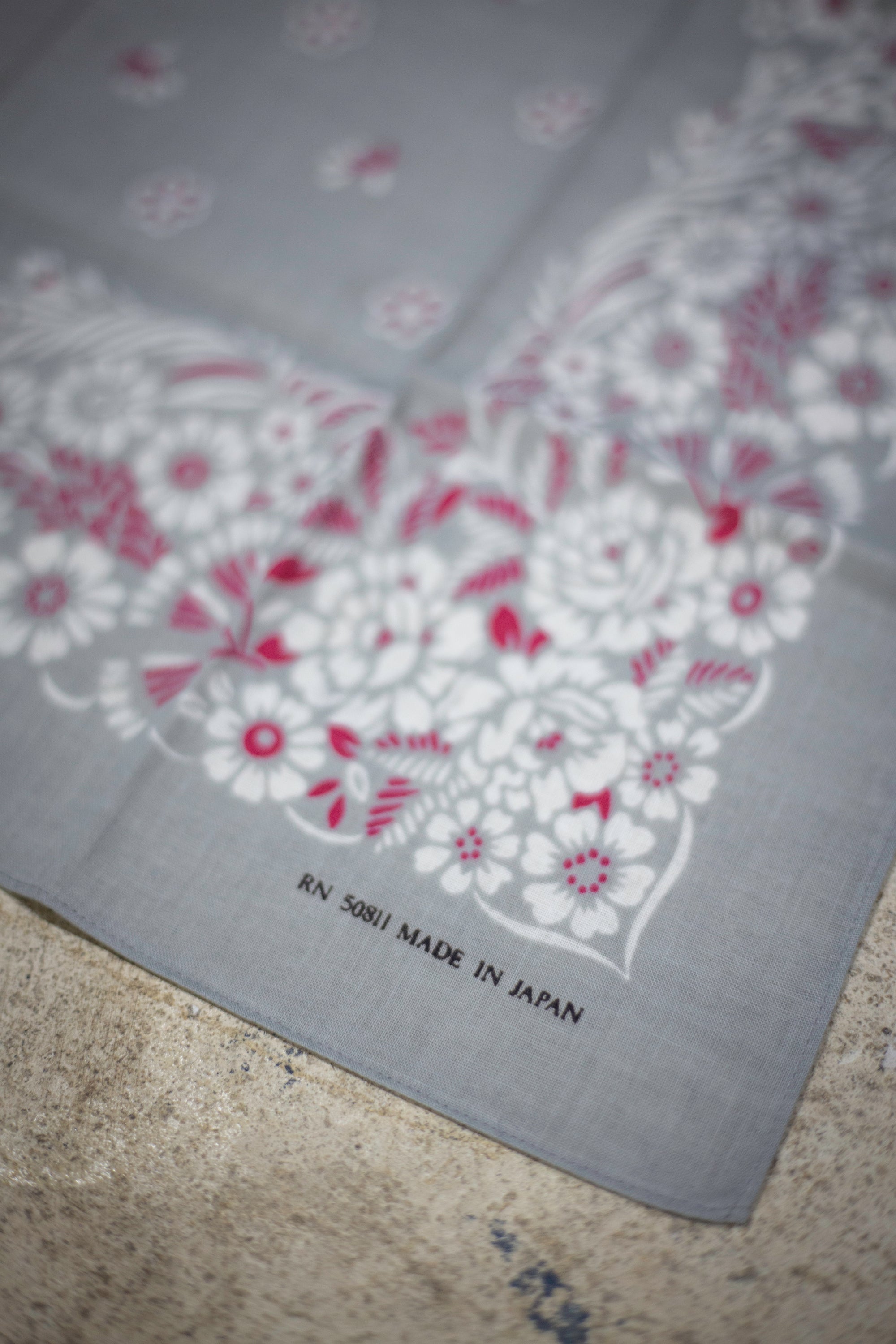 70's/80's Japan Colorfast RN 50811 Bandana