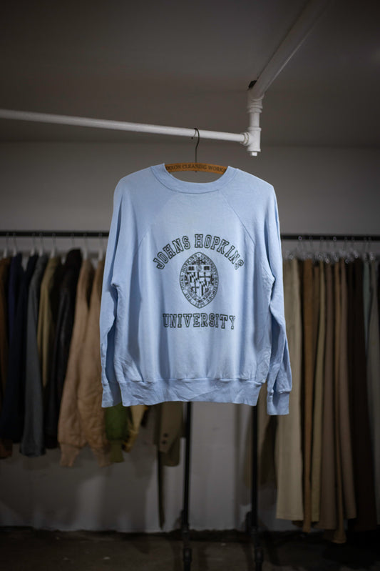 70's/80's Johns Hopkins University Raglan Sweatshirt | Medium