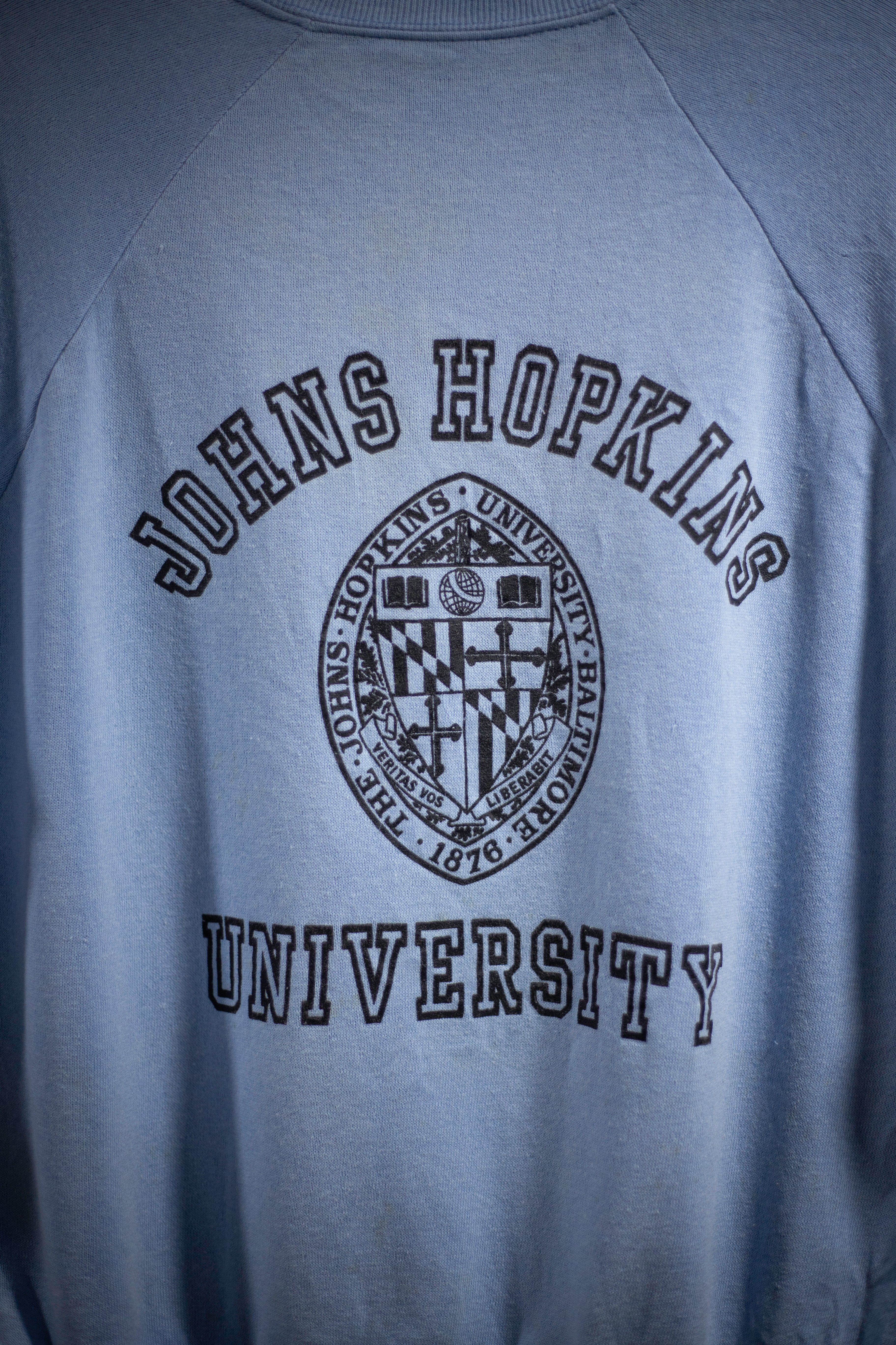 70's/80's Johns Hopkins University Raglan Sweatshirt | Medium