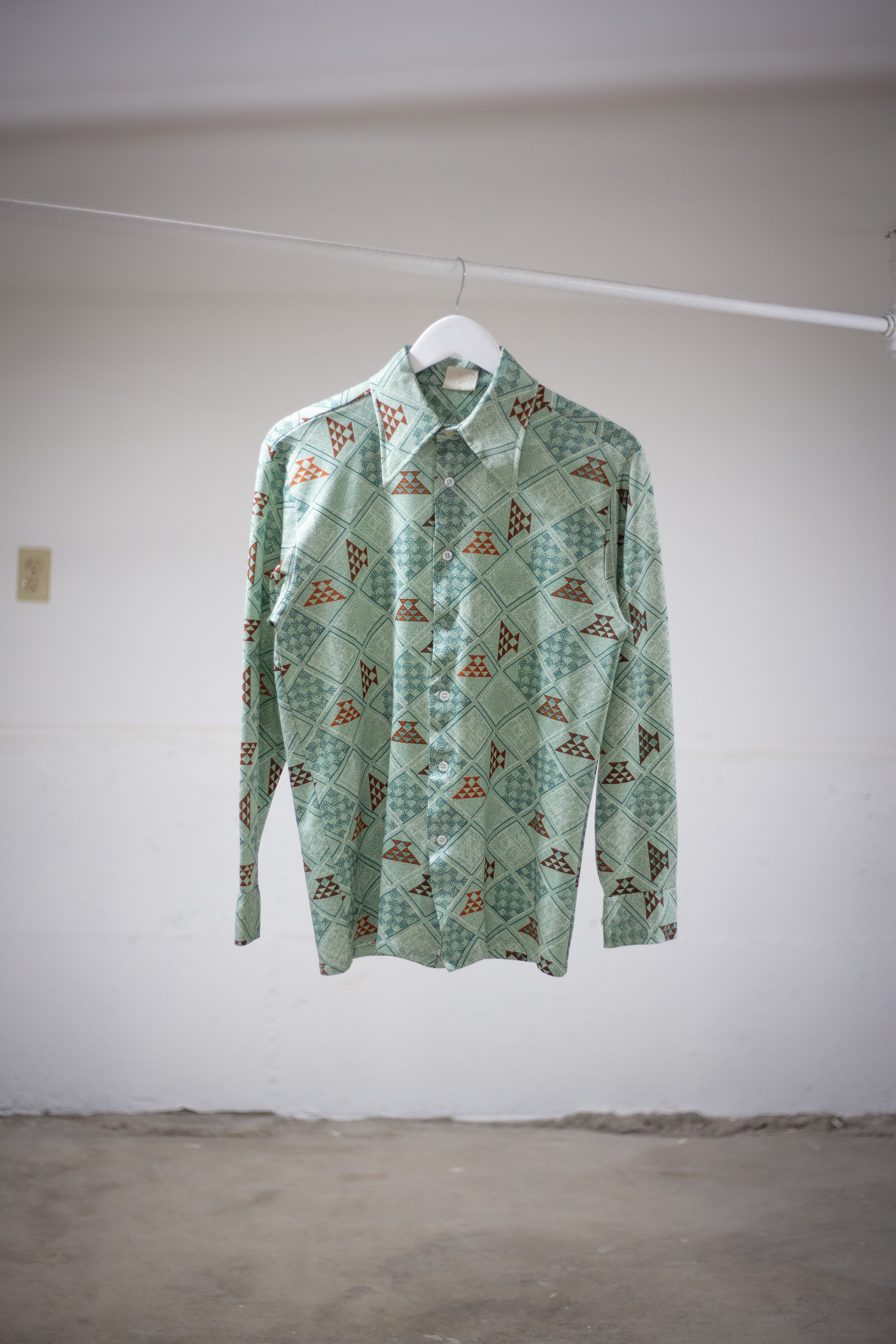 70's Sears Kings Road Button-Up Shirt | Small