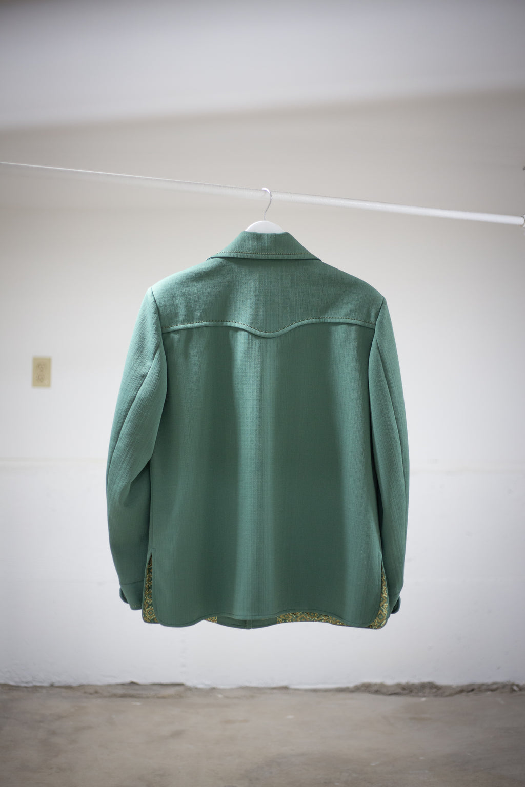 70's Knack Leisure Wear Green Blazer Jacket | Large/X-Large