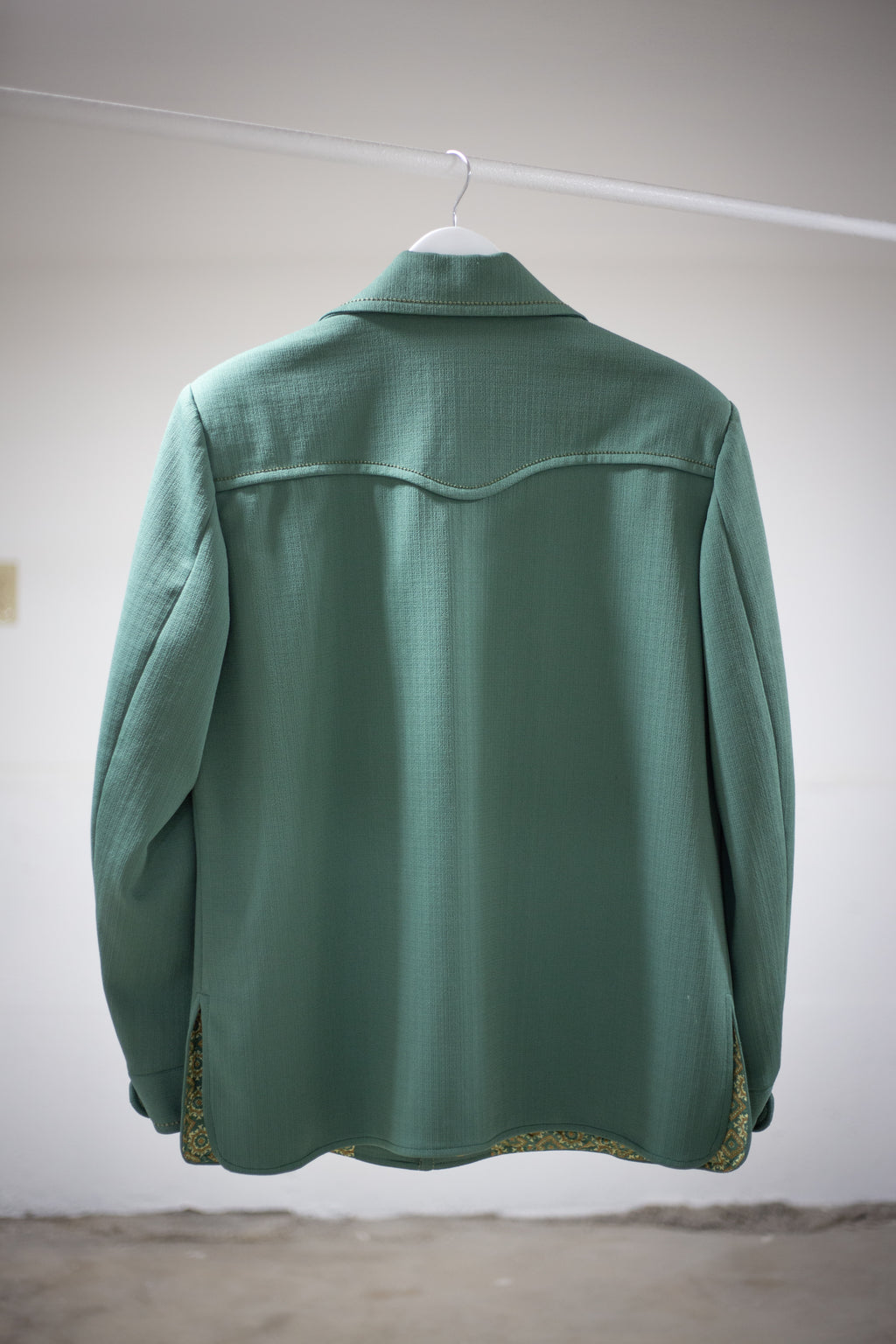 70's Knack Leisure Wear Green Blazer Jacket | Large/X-Large
