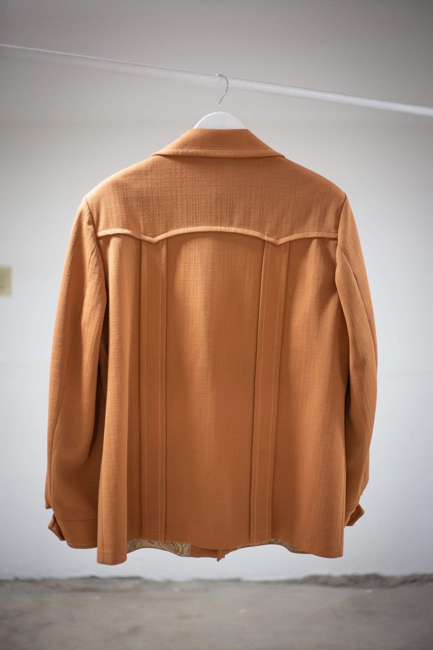 70's Knack Leisure Wear Orange Blazer Jacket | Large/X-Large