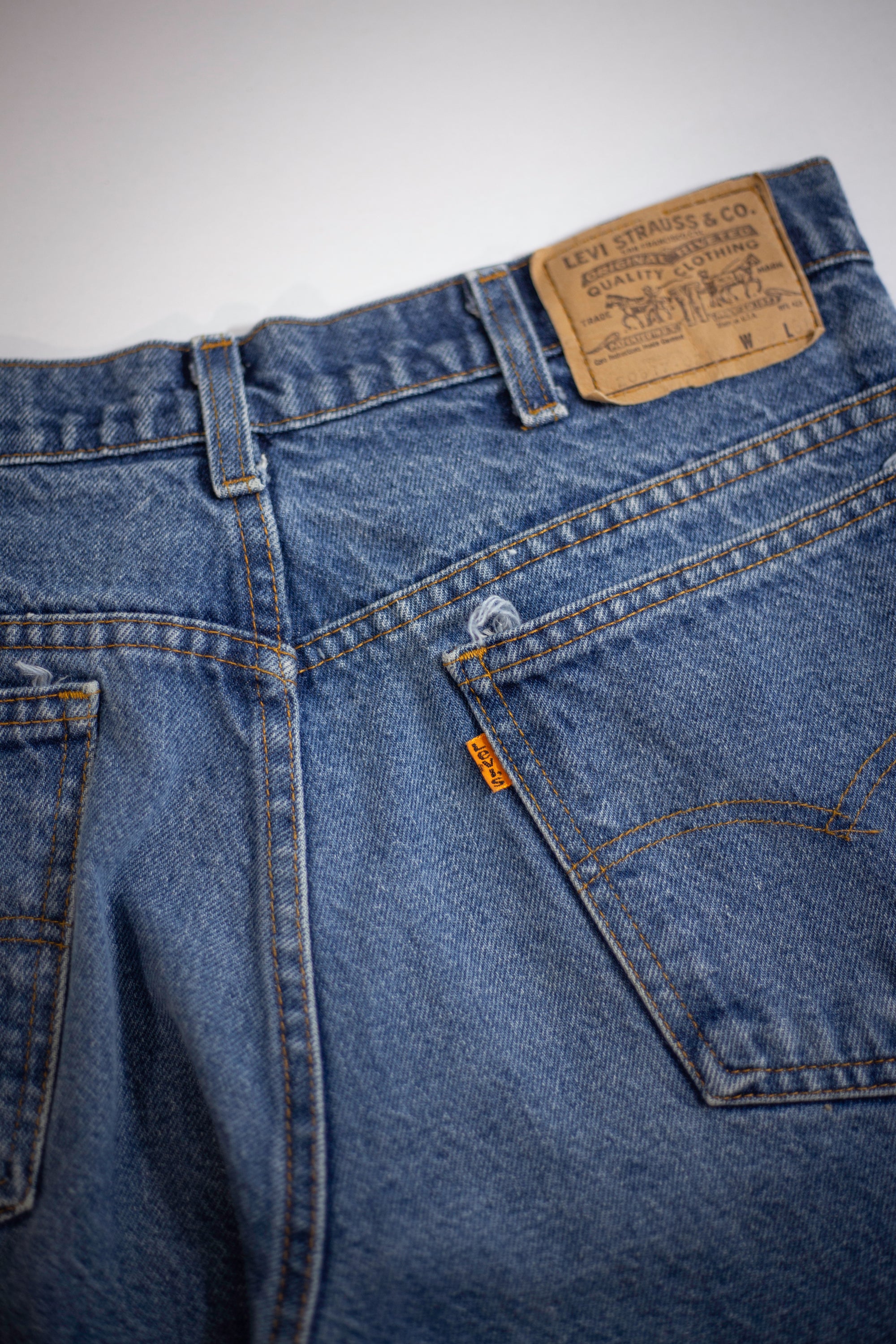 80's/90's Levi's 20517-0217 Orange Tab Jeans