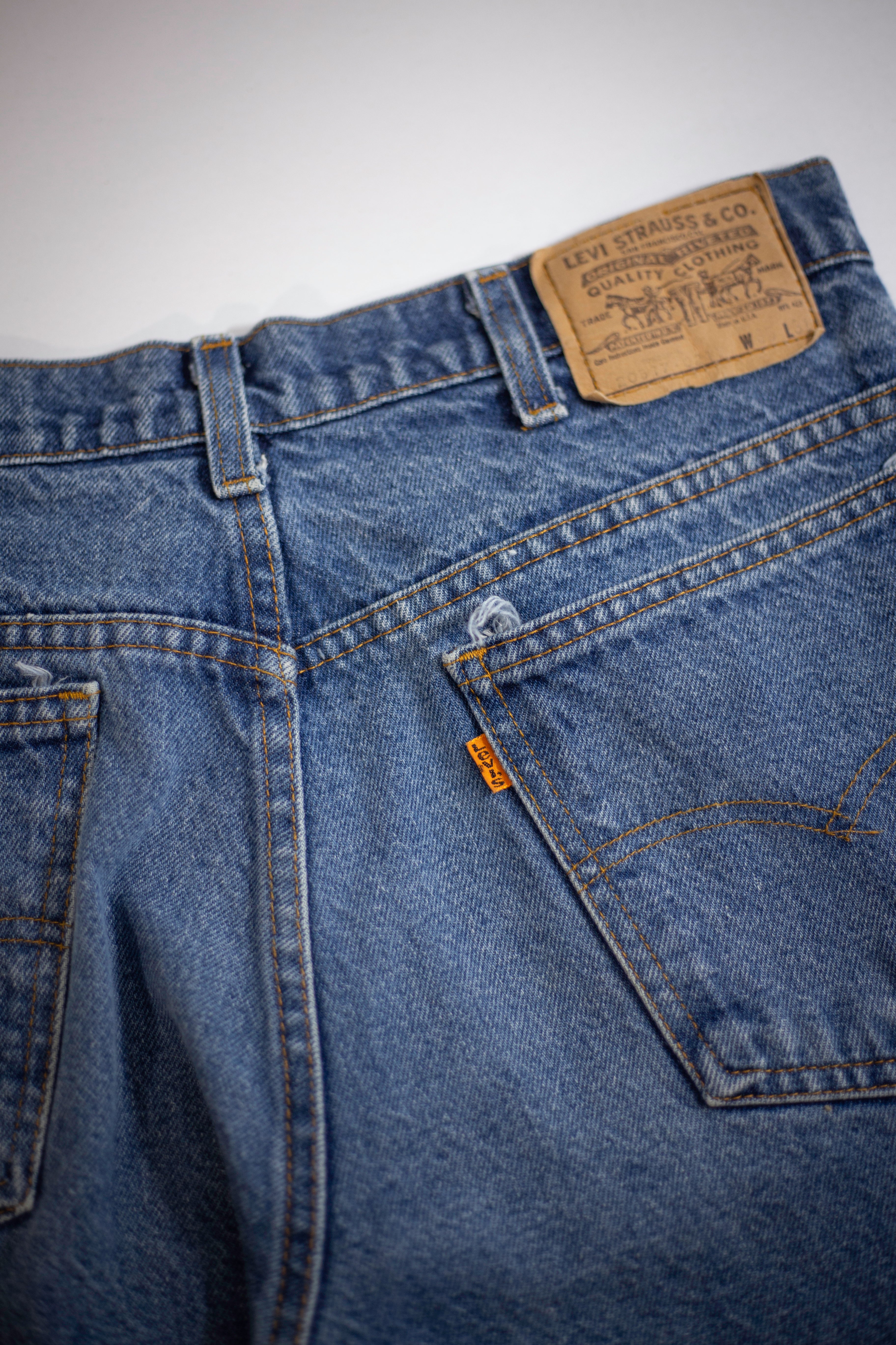 80's/90's Levi's 20517-0217 Orange Tab Jeans