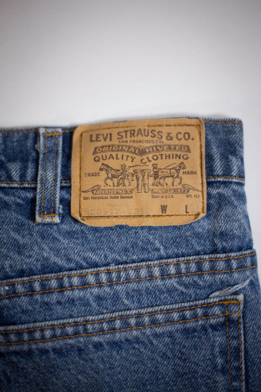 80's/90's Levi's 20517-0217 Orange Tab Jeans