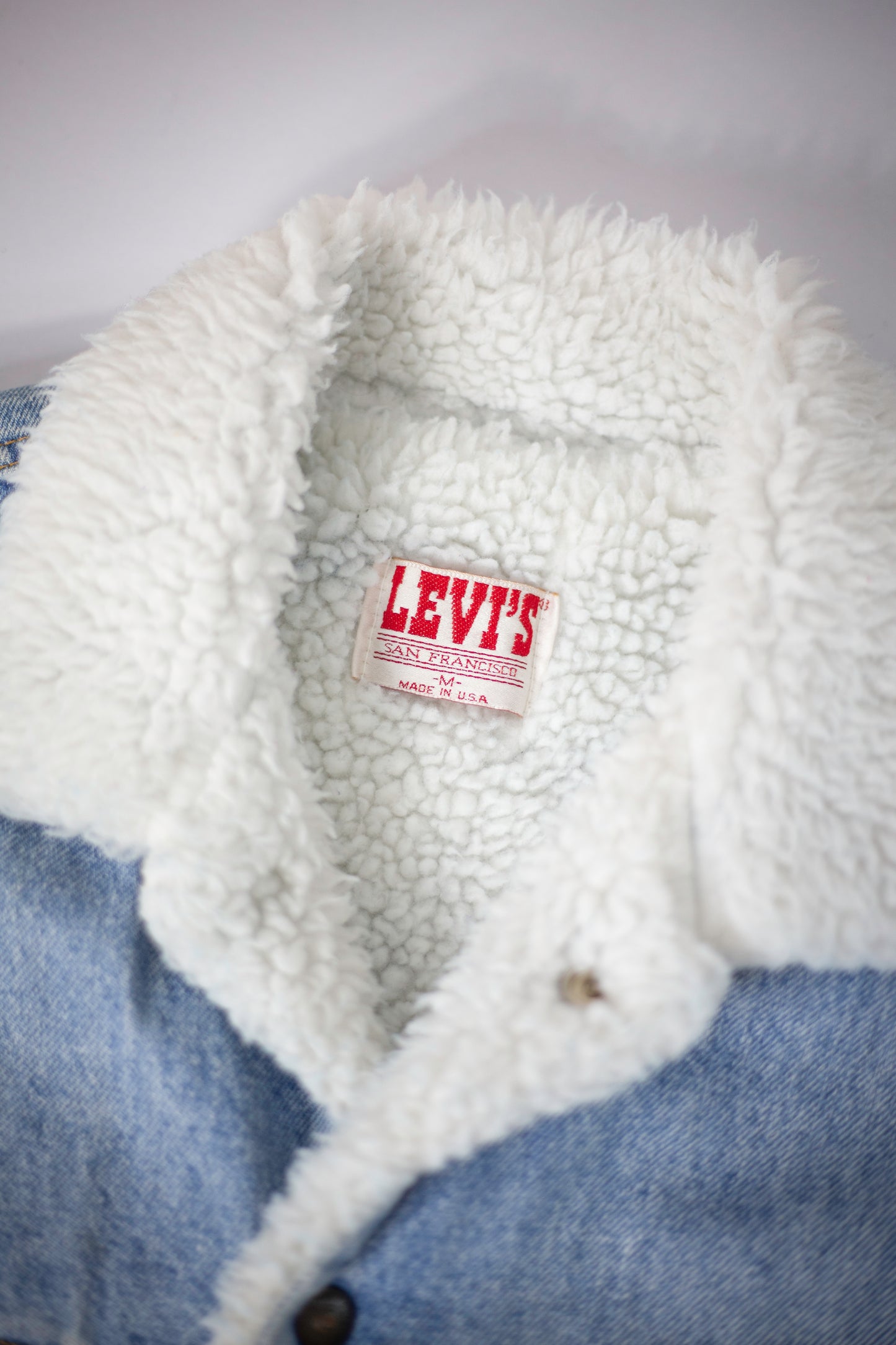 70's/80's Levi's Sherpa Jacket | Large