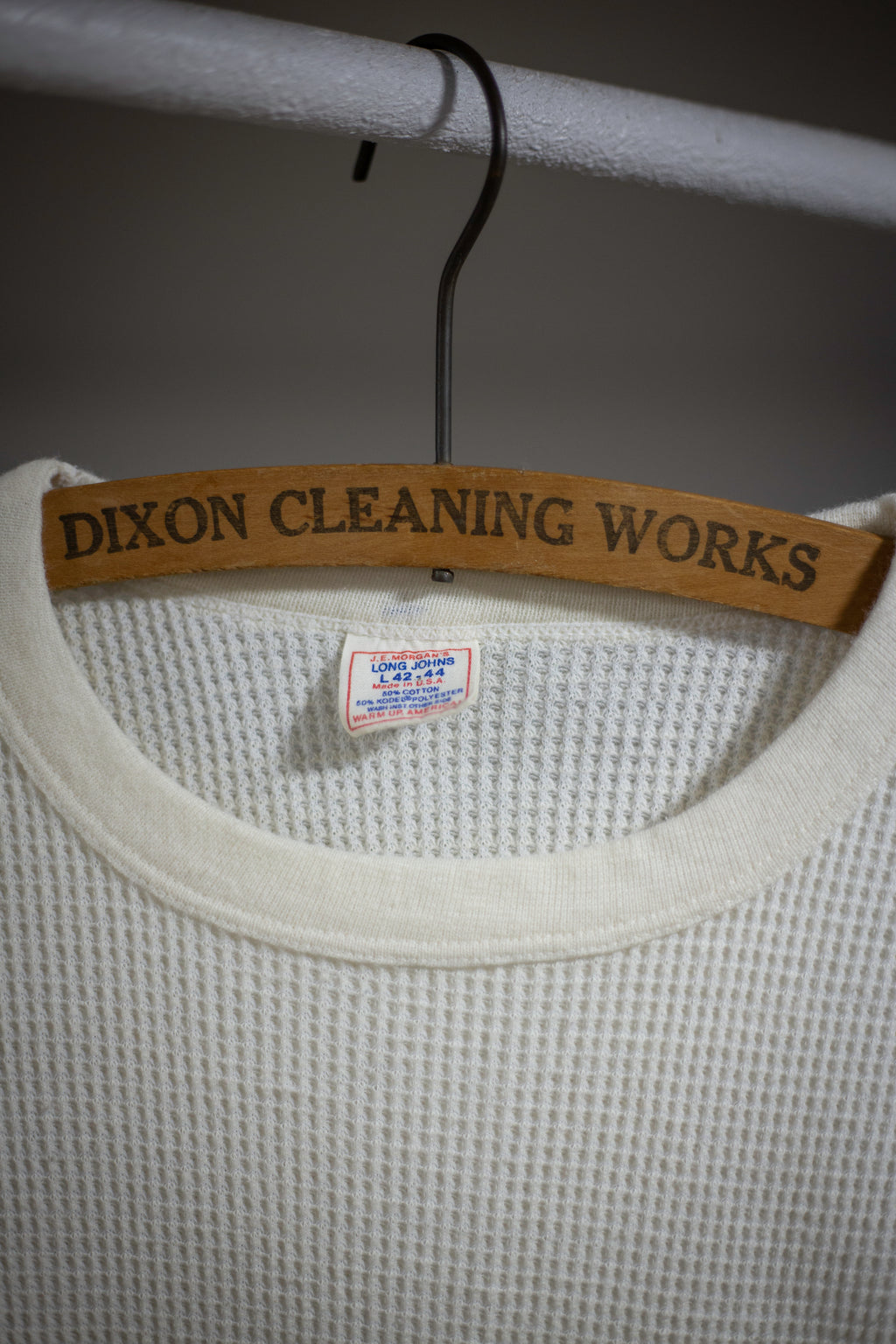 70's J.E. Morgan's Long Johns Thermal Long Sleeve | Large