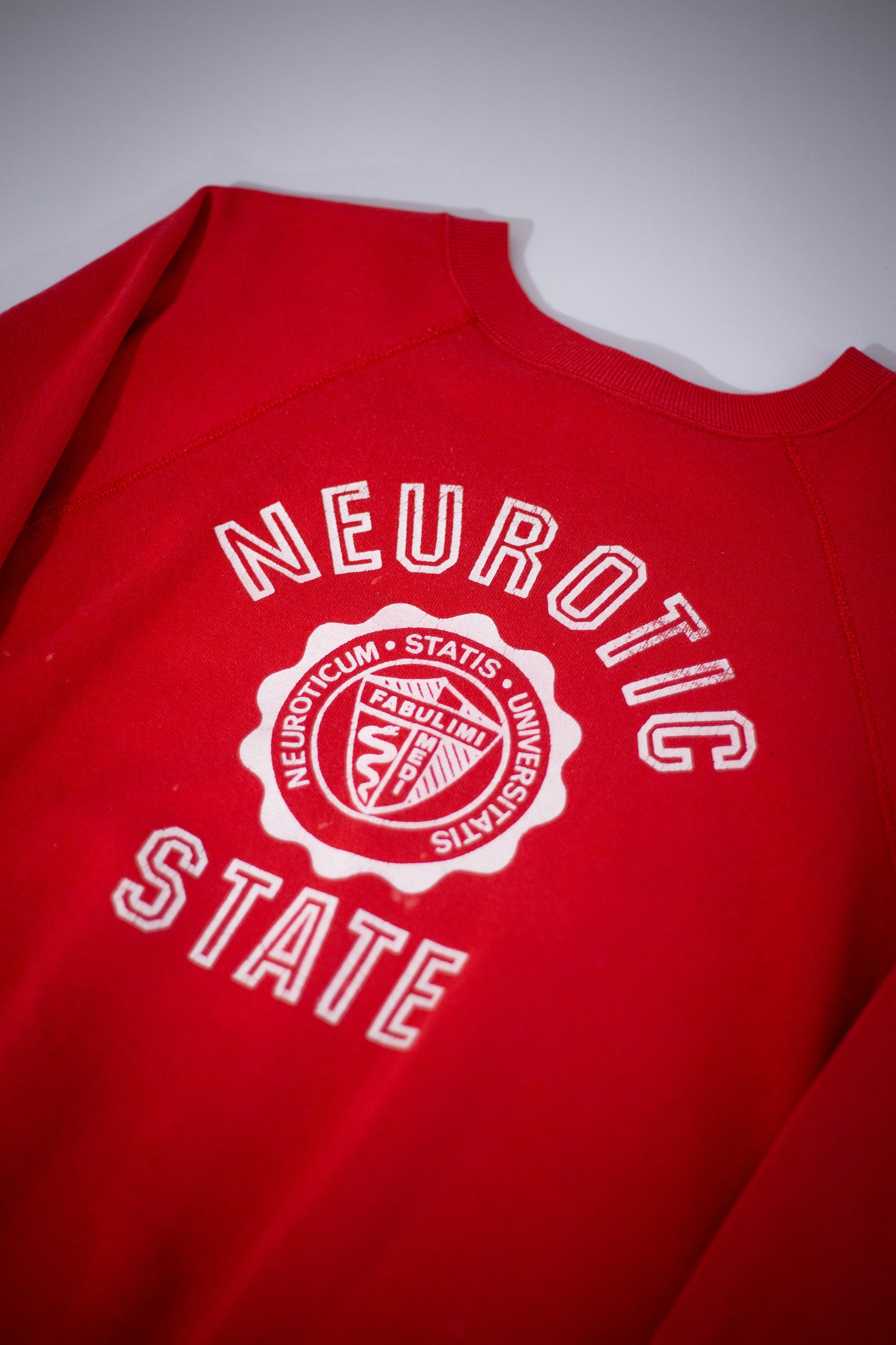 80's Neurotic State Raglan Sweatshirt | Medium
