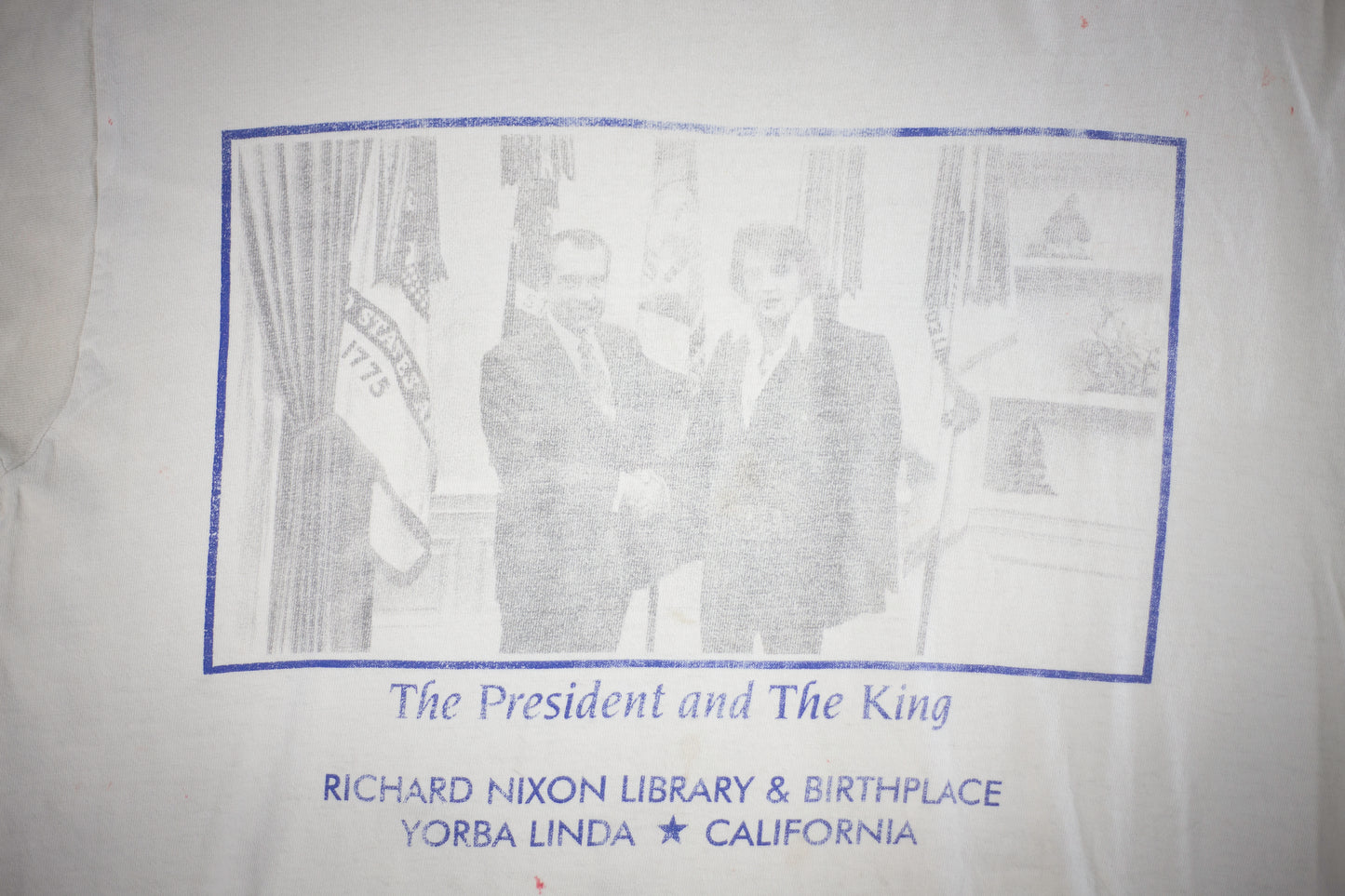 90's Distressed The President & The King T-Shirt | Medium