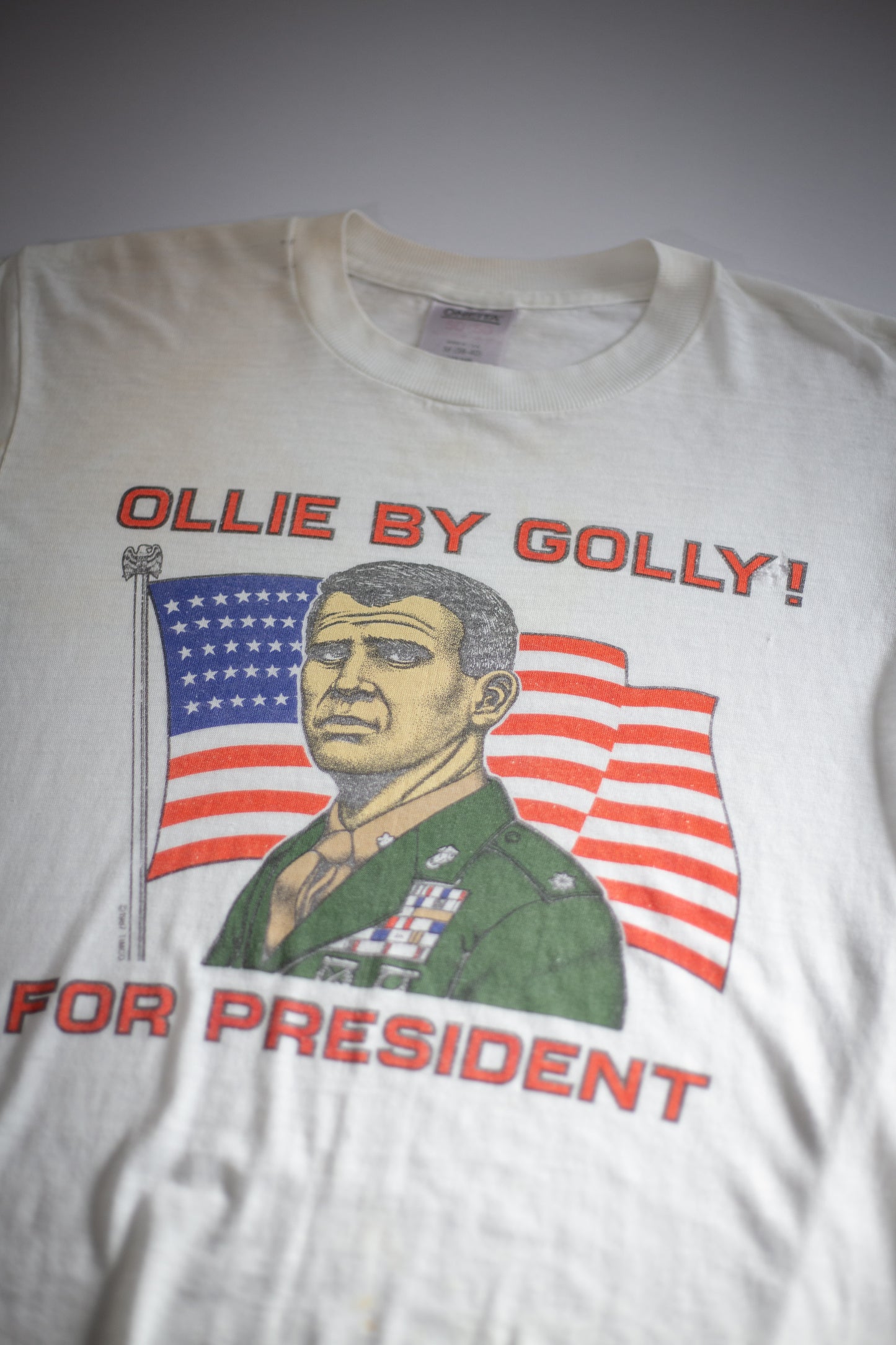 80's Oliver North T-Shirt | Small