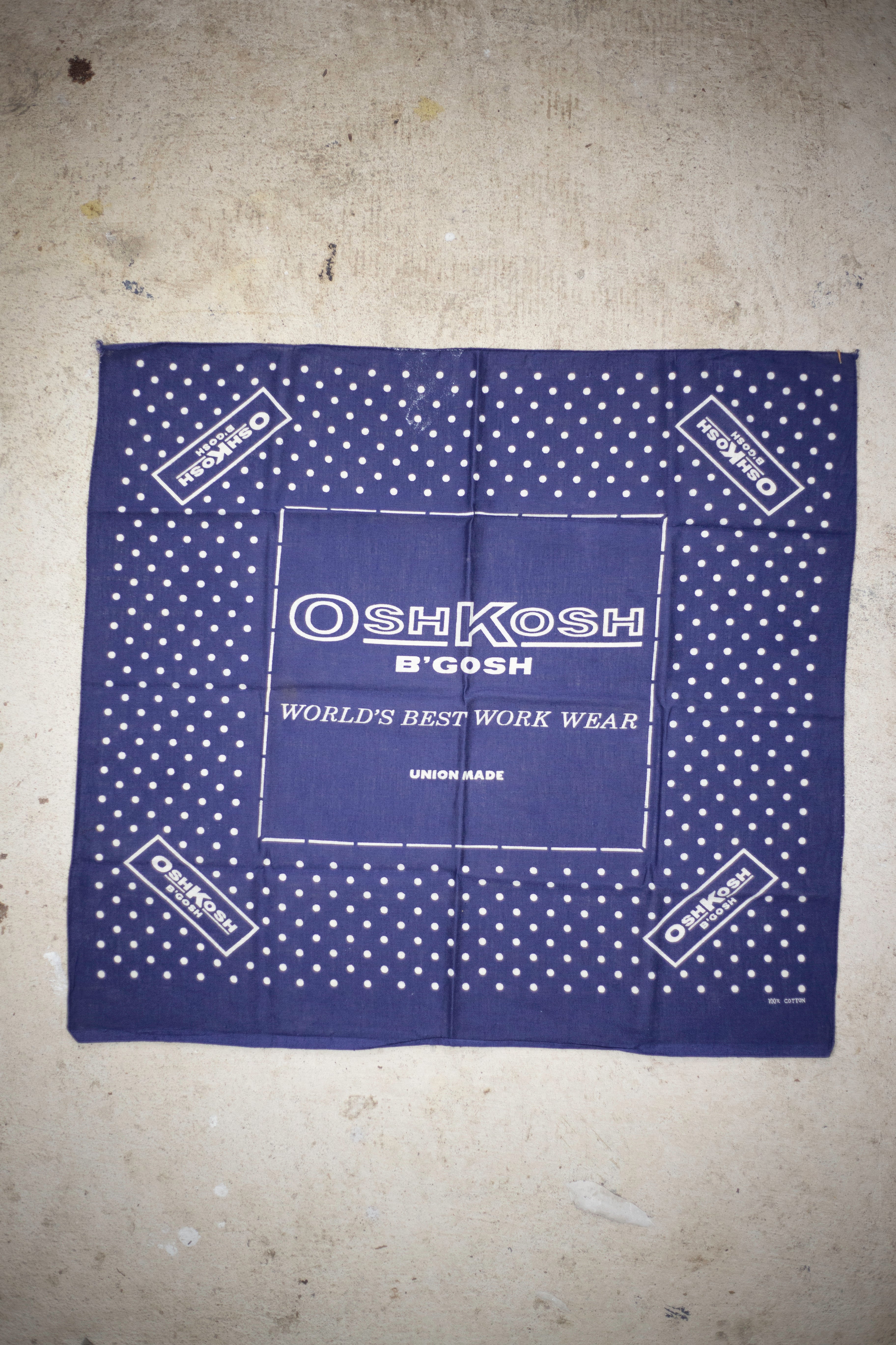 60's OshKosh Union Made Bandana