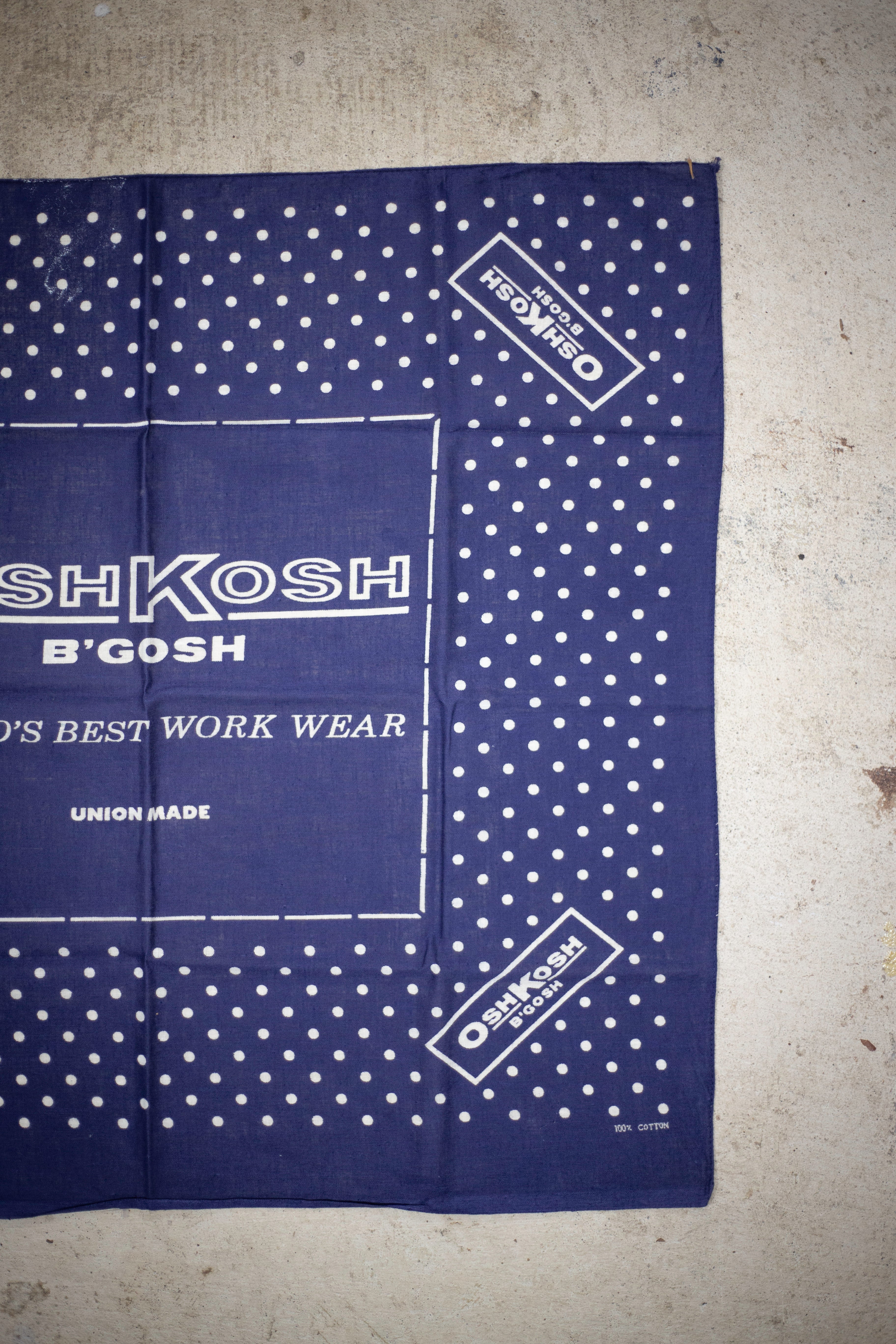 60's OshKosh Union Made Bandana