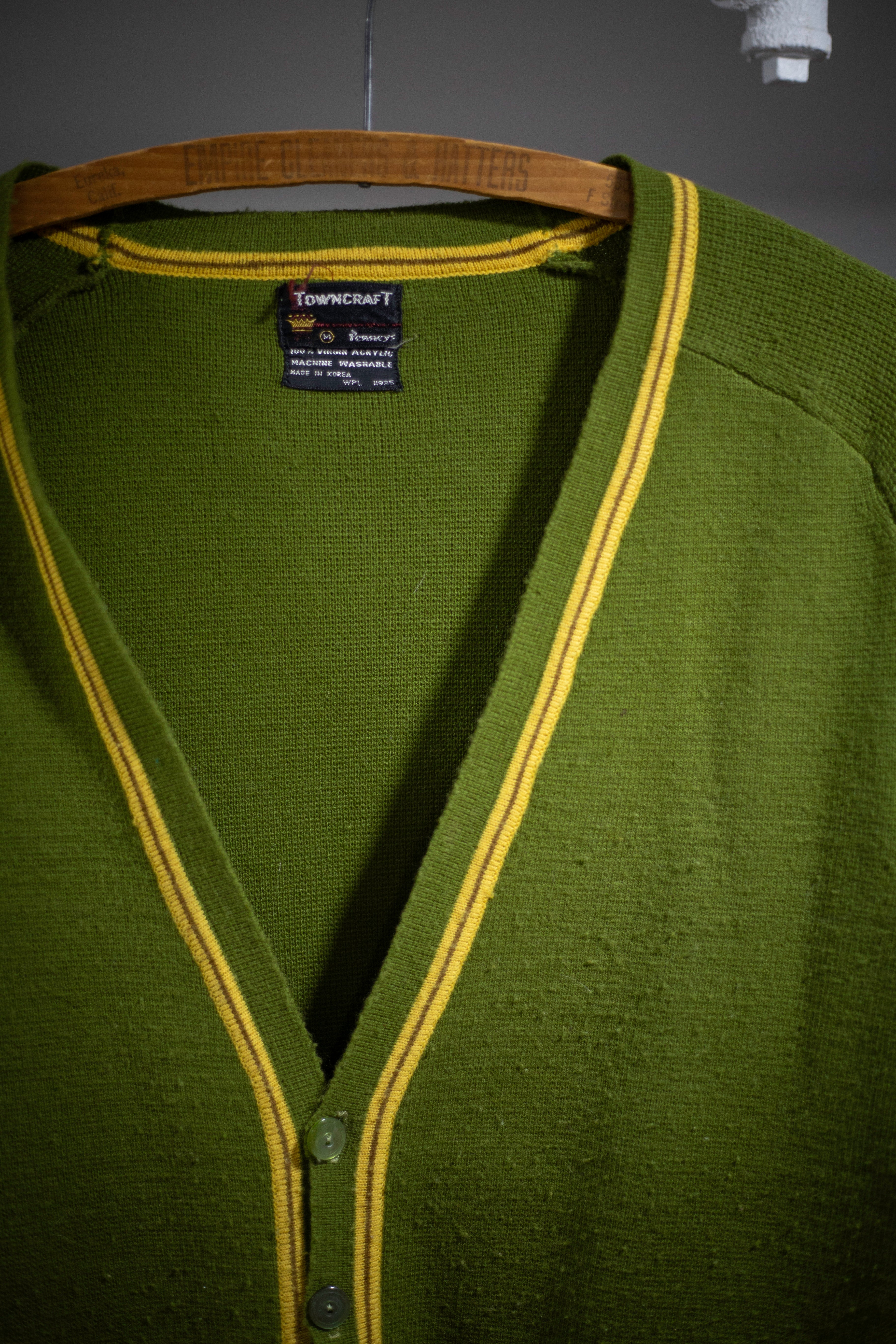 60's Penney's Knit Cardigan | Medium