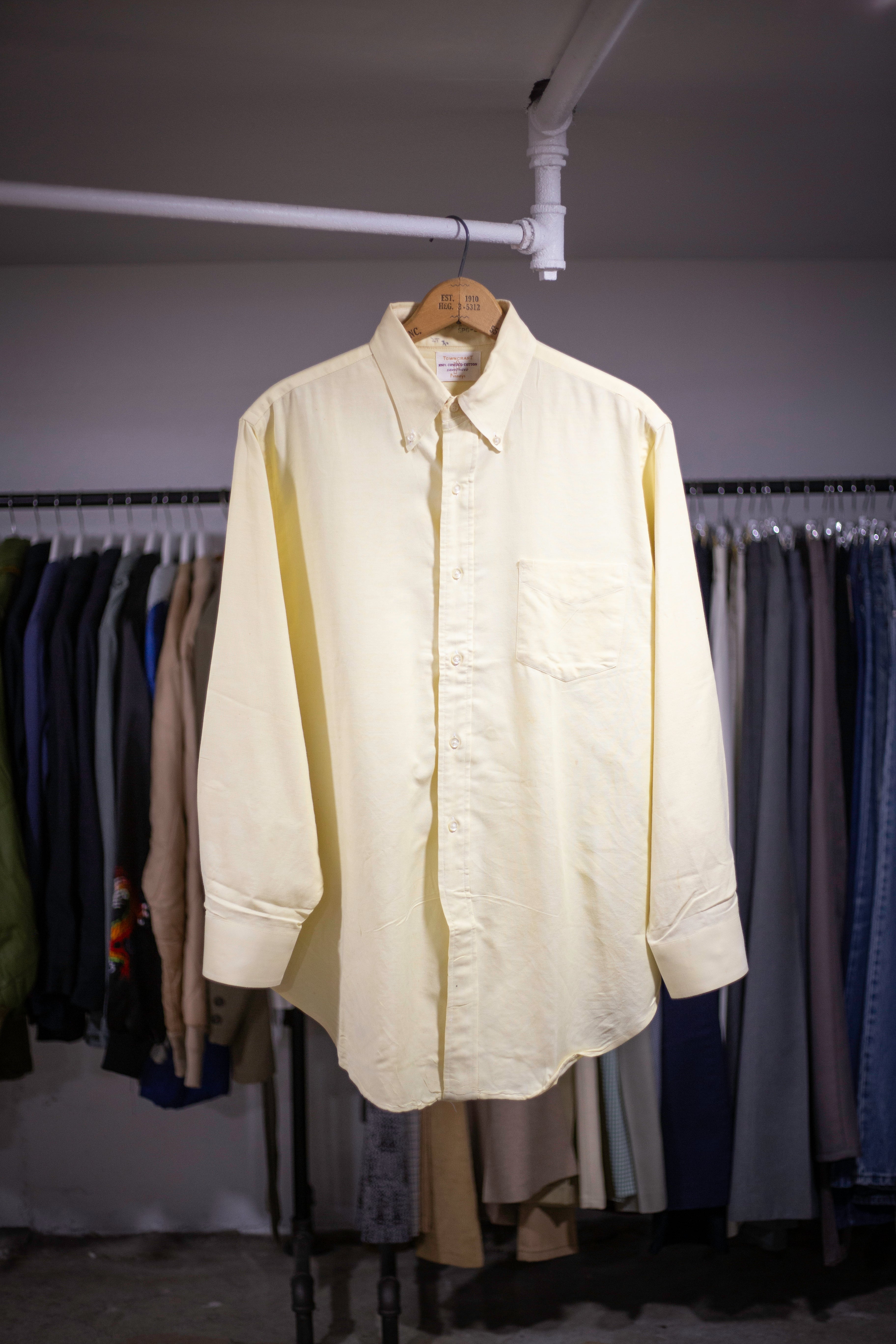 60's Penny's Sanforized Combed Cotton Shirt | Large/X-Large