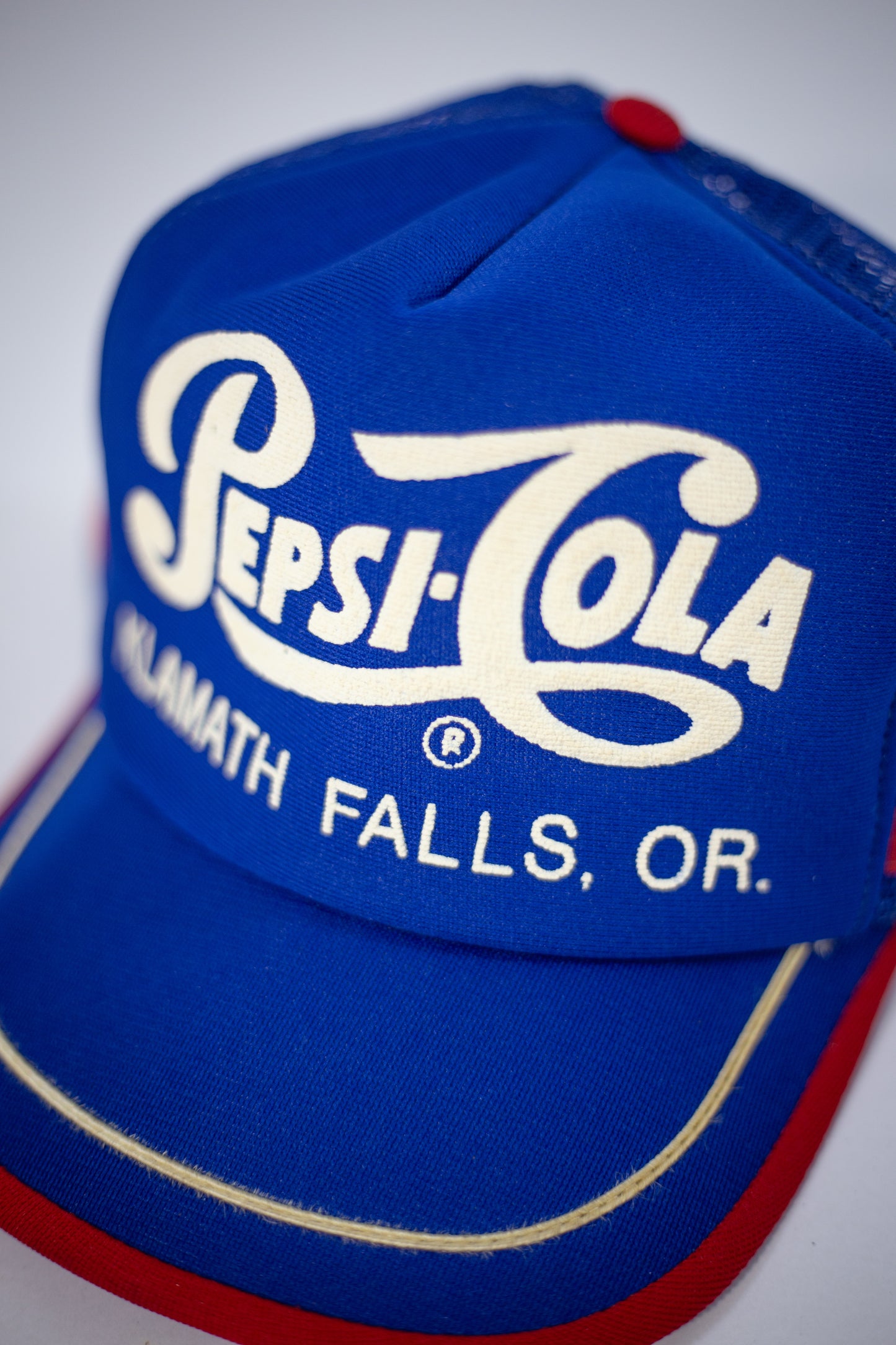 80's Pepsi-Cola 3 Stripe Klamath Falls Oregon Trucker Hat