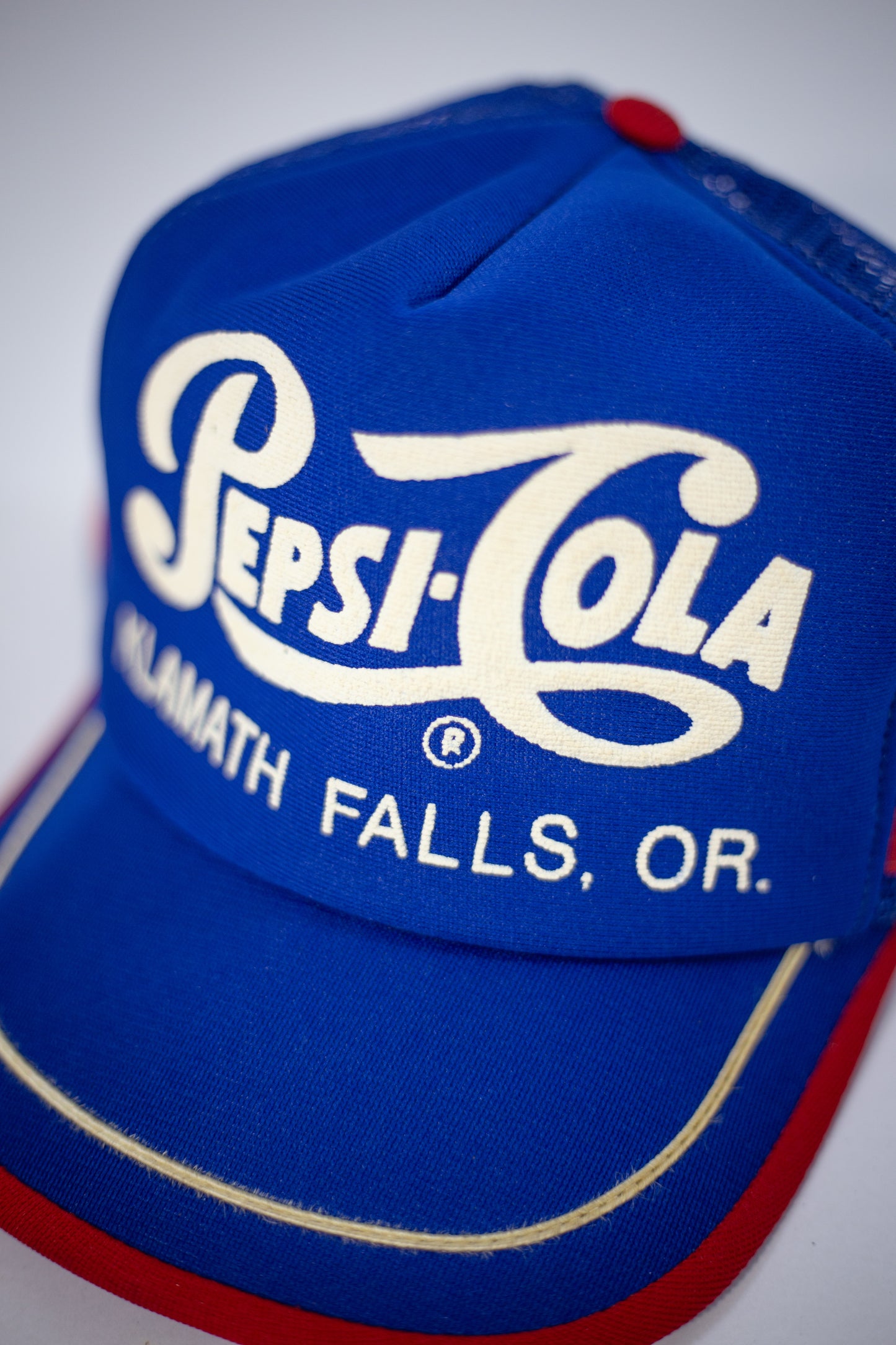 80's Pepsi-Cola 3 Stripe Klamath Falls Oregon Trucker Hat